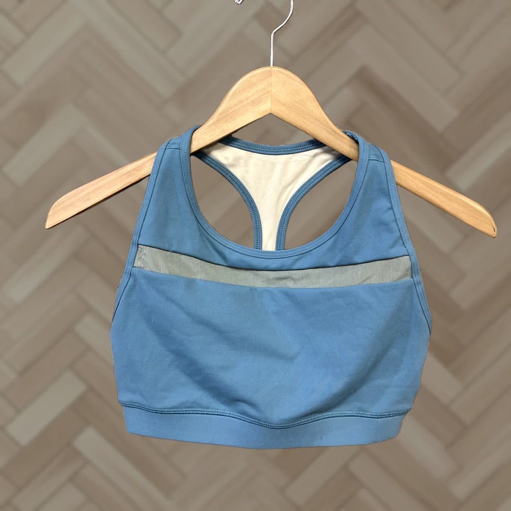 Vintage Buff Bunny Women's Medium Blue Sports Bra Size ONE SIZE - 1 Thumbnail