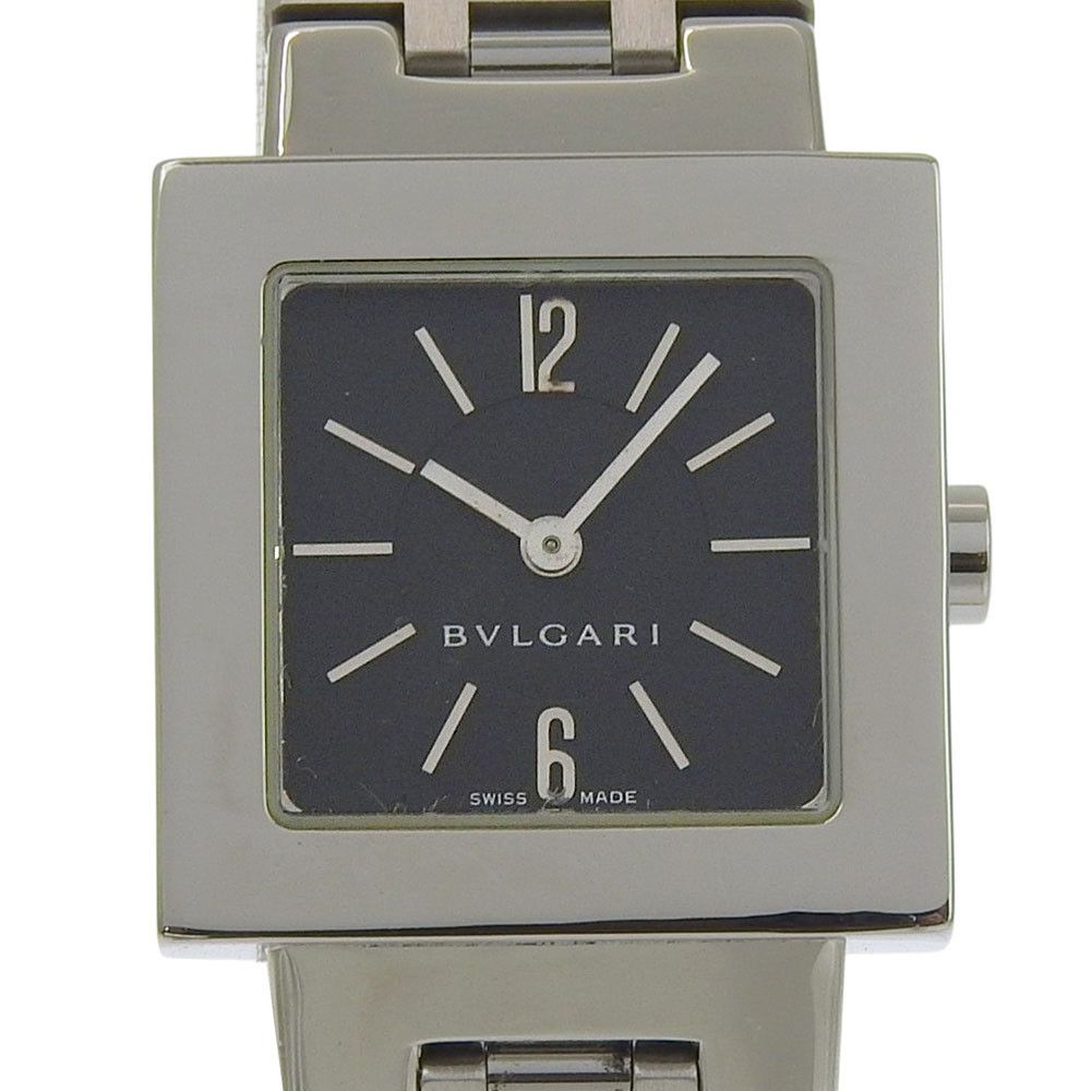 Bvlgari Bvlgari Bvlgari Quadrato Stainless Steel Watch Metal Quartz SQ22SS DUTY FREE for USA Size ONE SIZE - 1 Thumbnail