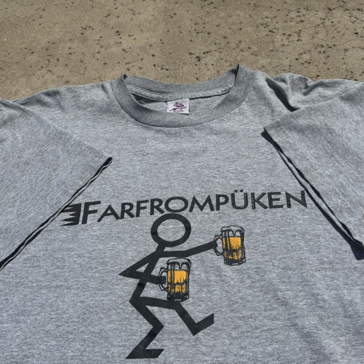 Vintage Vintage FarFromPüken TShirt Size US XXL / EU 58 / 5 - 4 Thumbnail