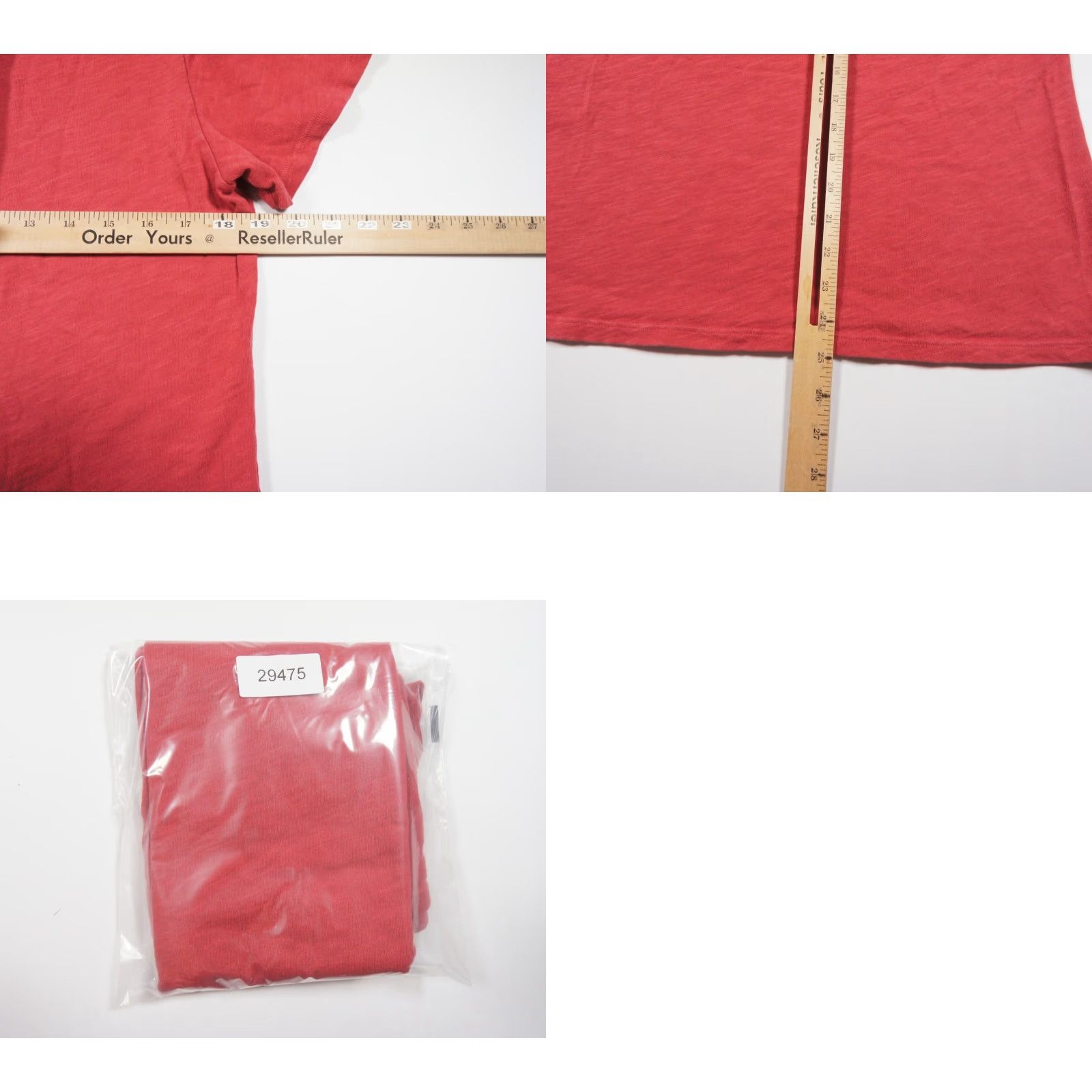 Vintage American Giant Shirt Womens Large Red Short Sleeve Crew Neck T-Shirt Cotton Casual Size L / US 10 / IT 46 - 8 Thumbnail