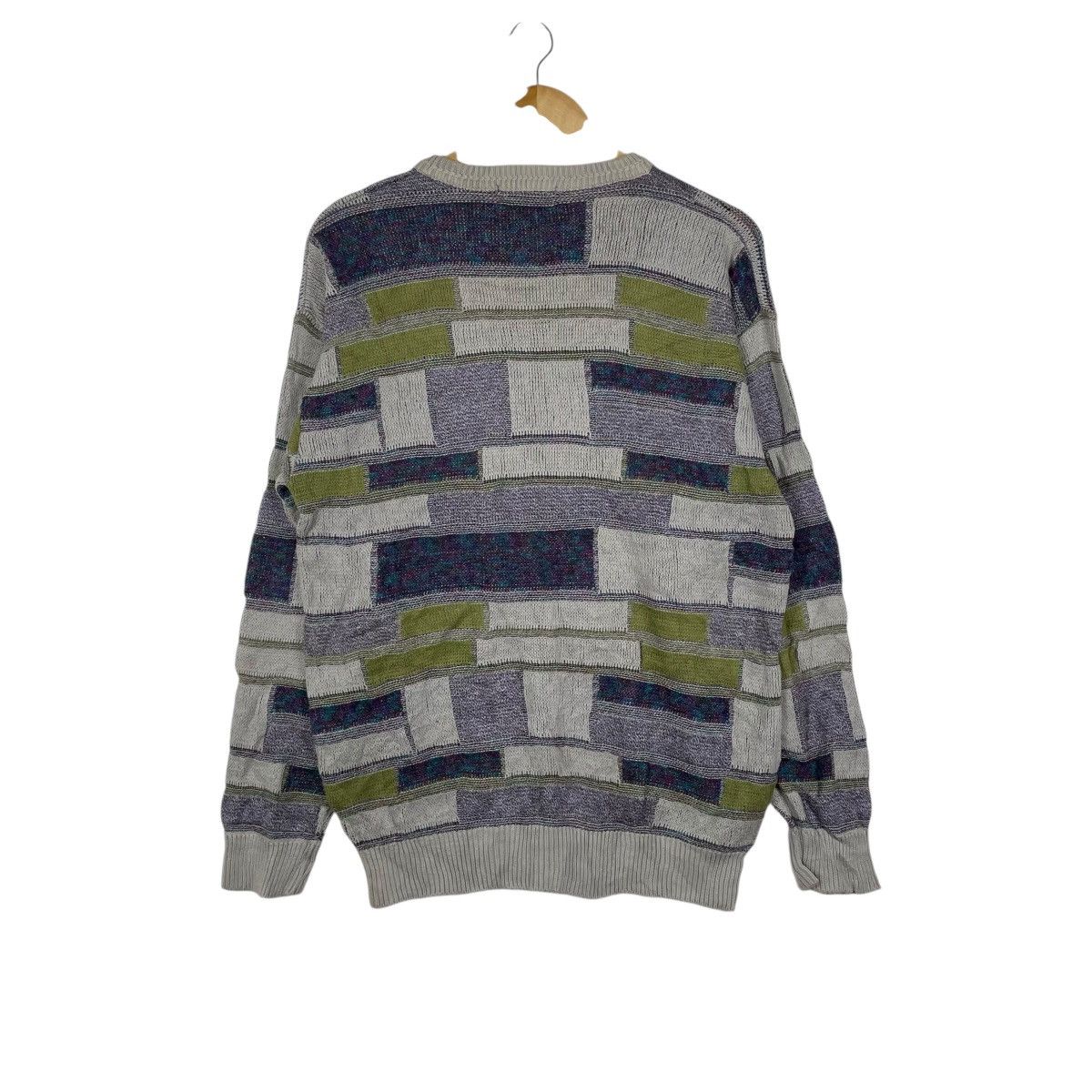 Japanese Brand Vintage Glaser Japan Patchwork Knitwear Sweater Size US M / EU 48-50 / 2 - 4 Thumbnail