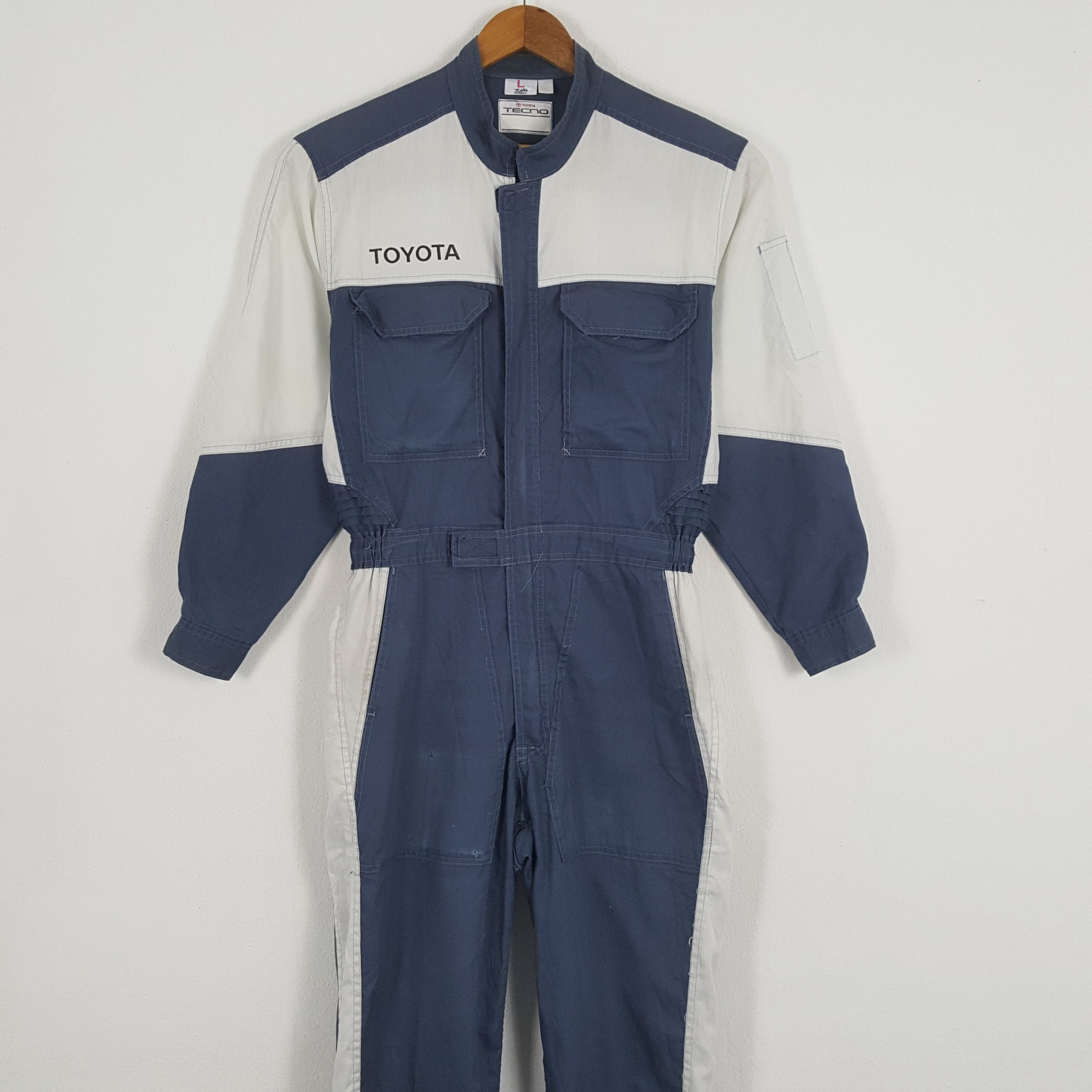 Japanese Brand × Vintage Vintage TOYOTA Japanese Motorsports Racing Coverall Jacket Size US M / EU 48-50 / 2 - 5 Thumbnail