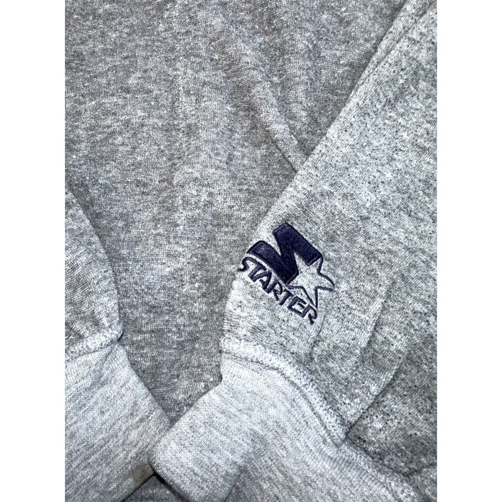 Starter VINTAGE Starter Men’s Sweatshirt XL Gray Terrycloth Crewneck Pullover Shirt Mens Size US XL / EU 56 / 4 - 2 Thumbnail