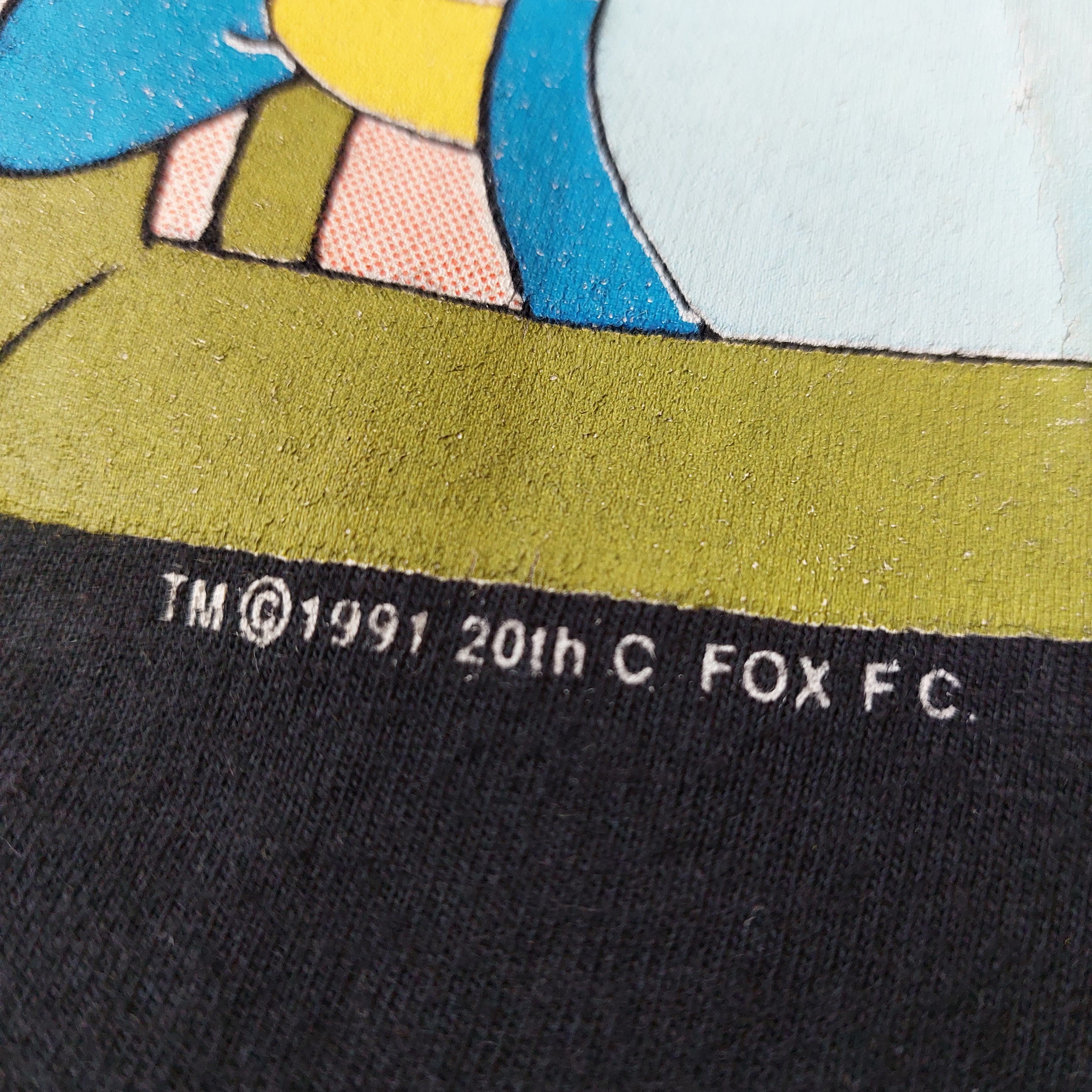 Hanes The Simpsons 1991 vintage t-shirt Size US M / EU 48-50 / 2 - 7 Thumbnail