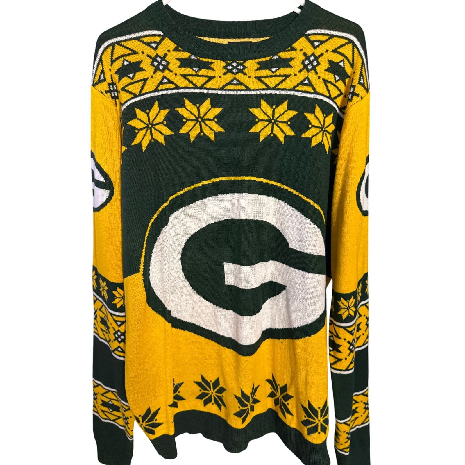 NFL Vintage Green Bay Packers Christmas Sweater Size US XL / EU 56 / 4 - 1 Preview