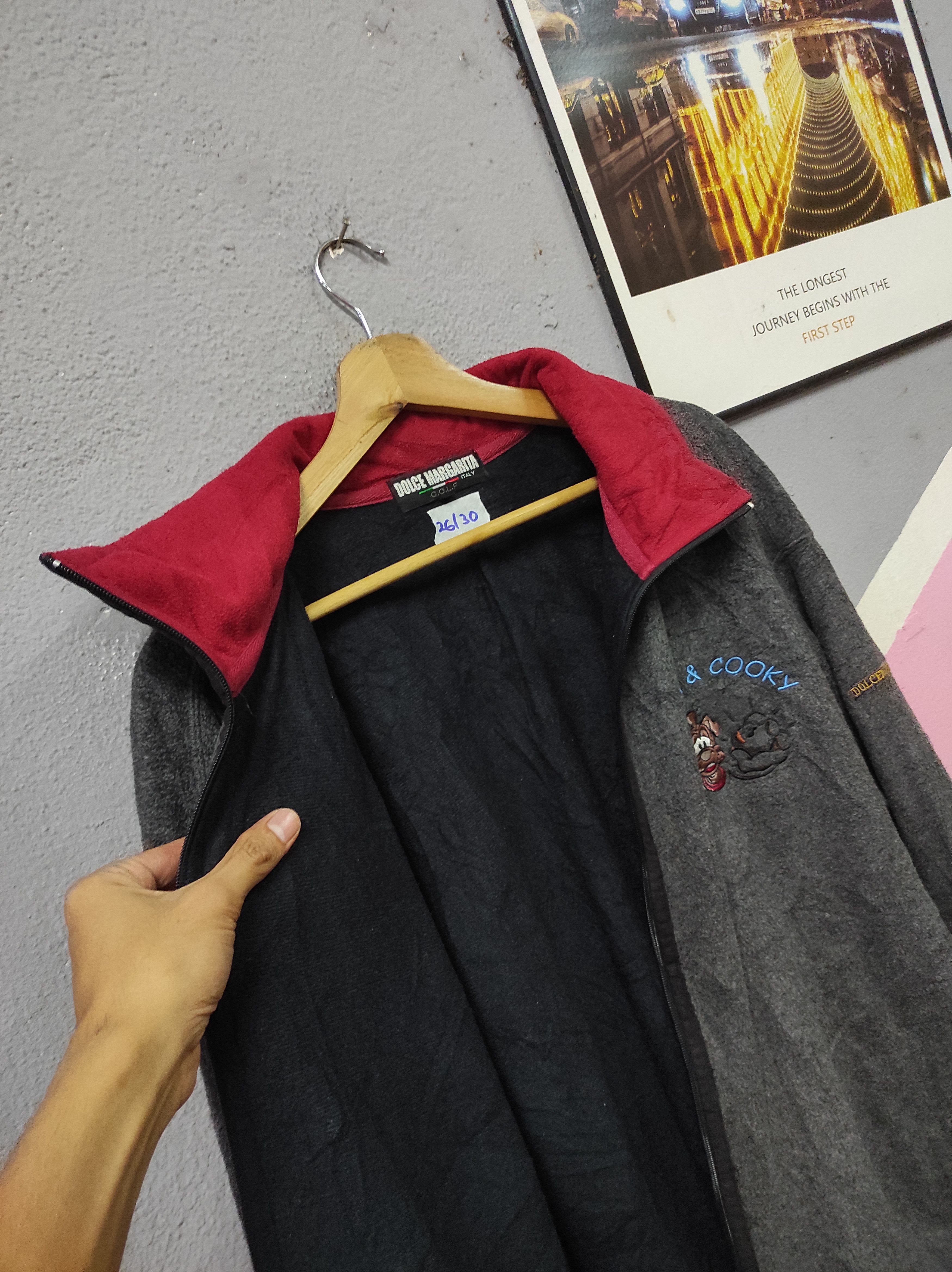 Cartoon Network × Vintage DOLCE MARGARITA ITALY GOLF GON & COOKY JACKET FLEECE Size US L / EU 52-54 / 3 - 5 Thumbnail