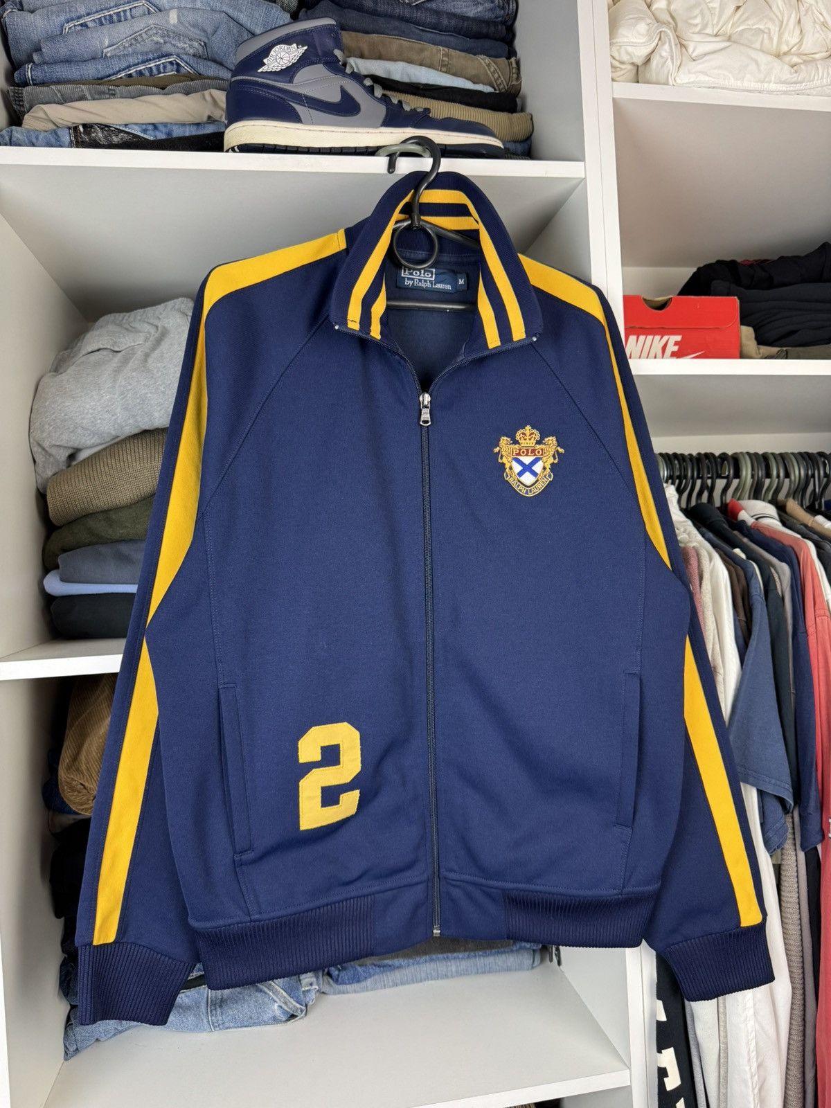 Polo Ralph Lauren Vintage Polo Ralph Lauren Track Jacket Number 2 Size US M / EU 48-50 / 2 - 1 Thumbnail