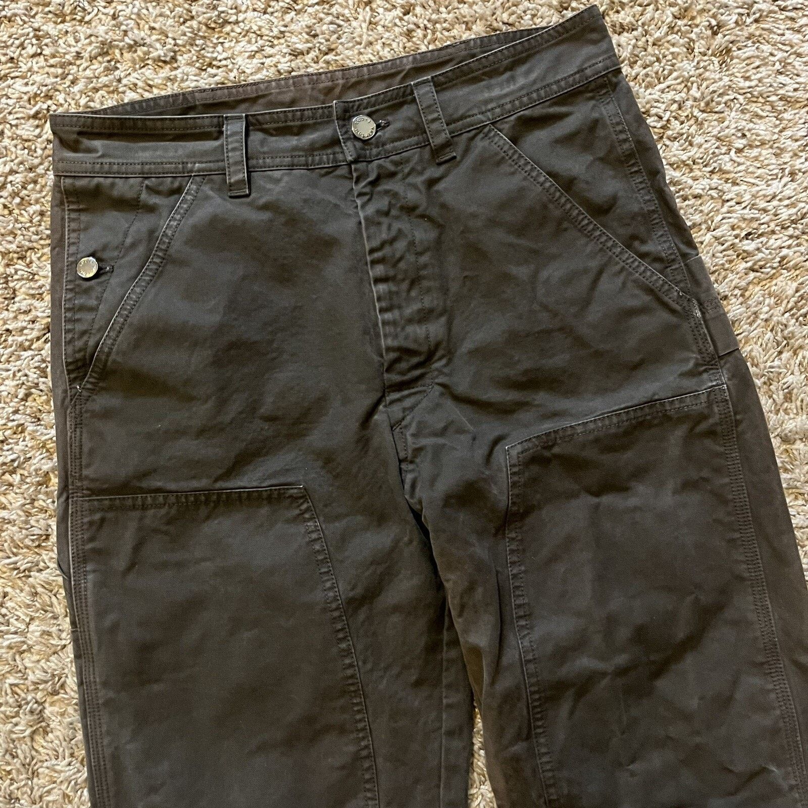 Louis Vuitton RARE Louis Vuitton Double Knee Carpenter Cargo Brown Pants Size US 30 / EU 46 - 2 Thumbnail