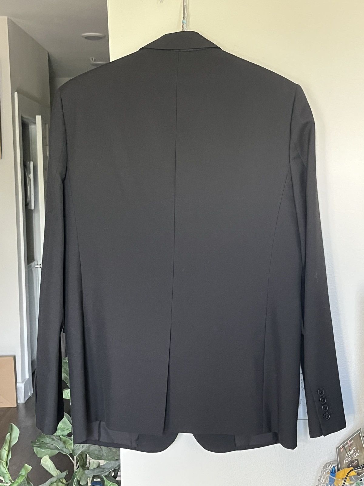 Saint Laurent Paris 2019 Saint Laurent Paris Wool Grain de Poudre Smoking Jacket Size 50R - 2 Thumbnail