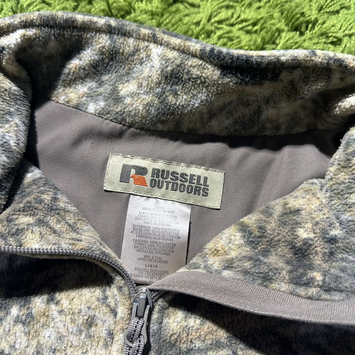 Vintage Y2K Russell X Mossy Oak Camo Fleece Size US L / EU 52-54 / 3 - 2 Thumbnail