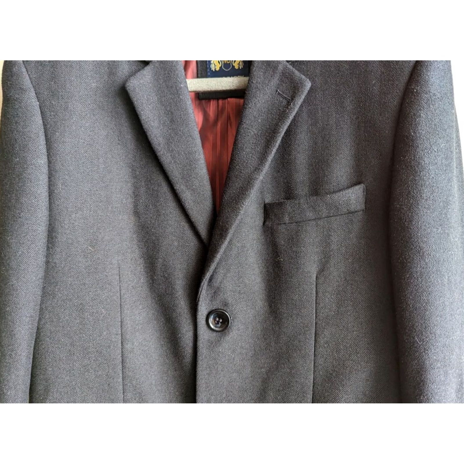 Vintage Marc Darcy “Messi” Longline Blazer Jacket Black Mens 38R Formal Smart Blazer Jacket Mens Black 38R London Style Tuxedo Mens Size 38R - 3 Thumbnail
