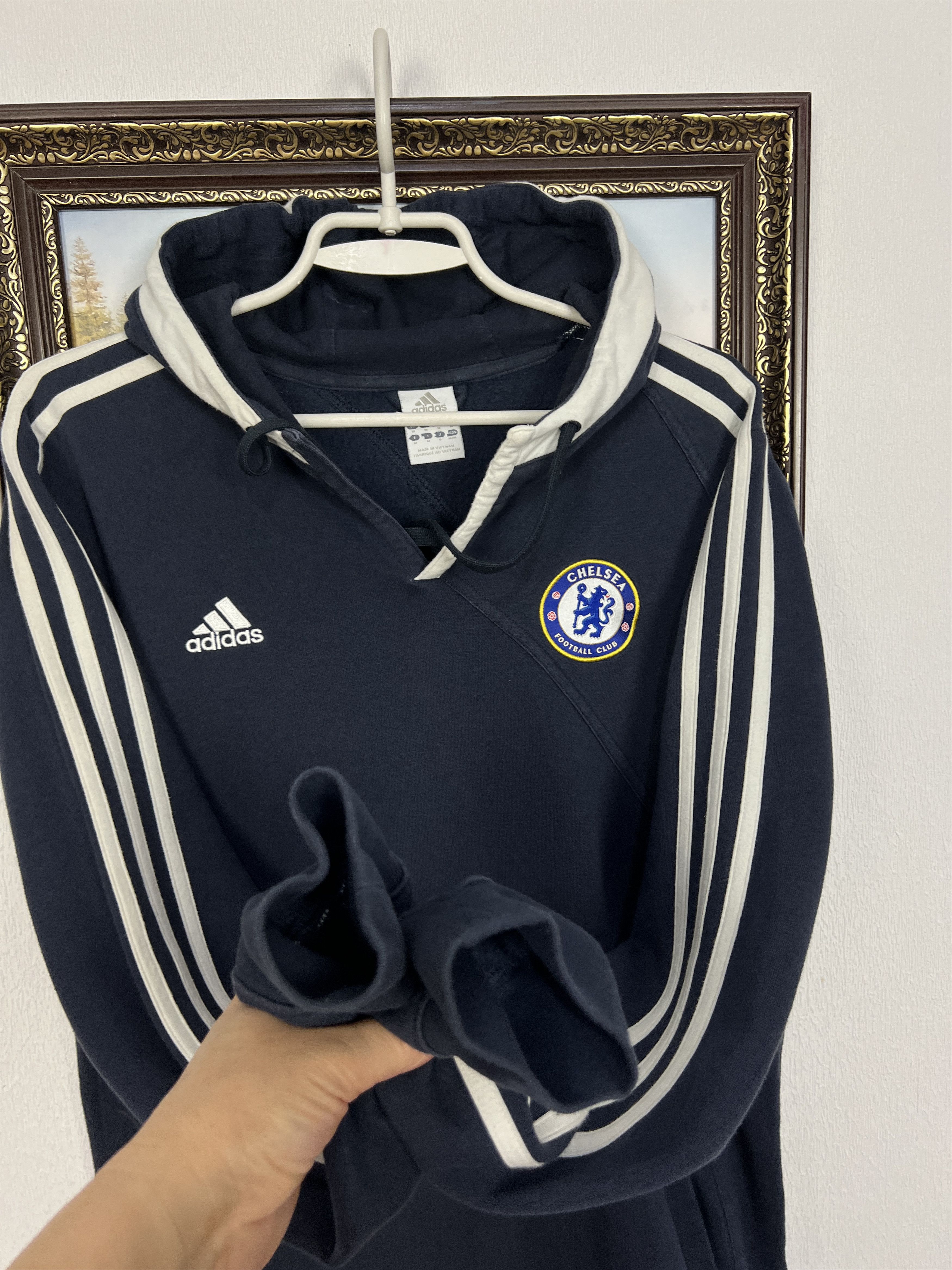 Adidas Vintage Chelsea Football Jacket Soccer Track Top Hoodie Size US M / EU 48-50 / 2 - 6 Thumbnail