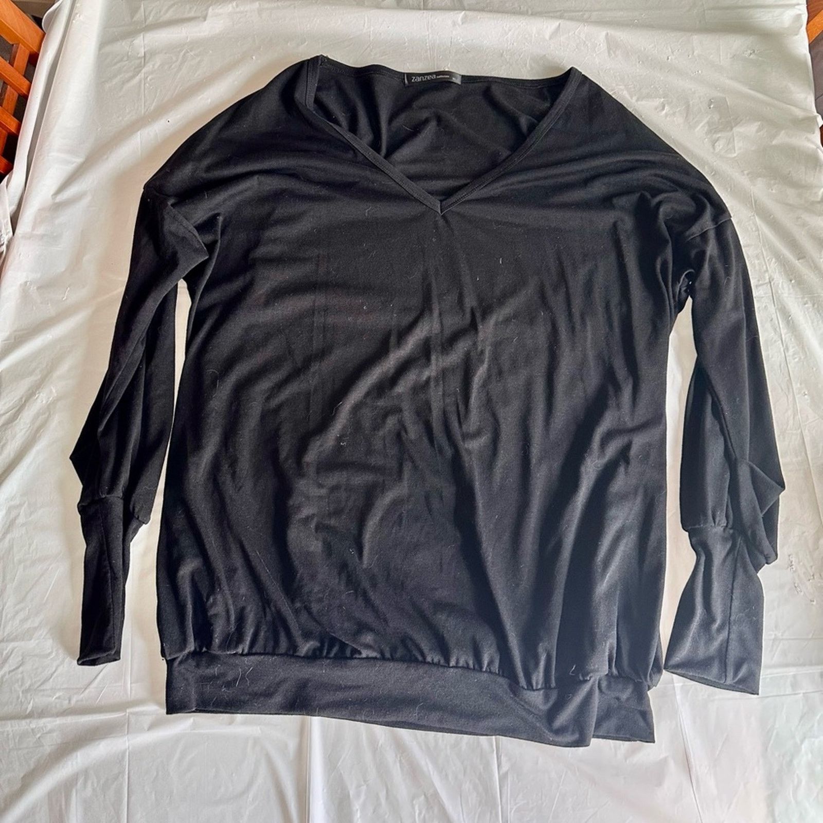 & Other Stories Zanzea Black Long Sleeve Blouse XL Size XL / US 12-14 / IT 48-50 - 1 Thumbnail