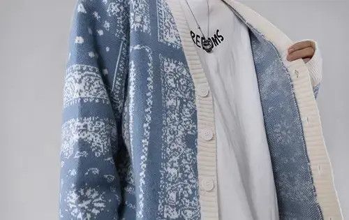 Japanese Brand New Collection Cool Bandana Cardigan Knitwear Spring Size US L / EU 52-54 / 3 - 2 Thumbnail