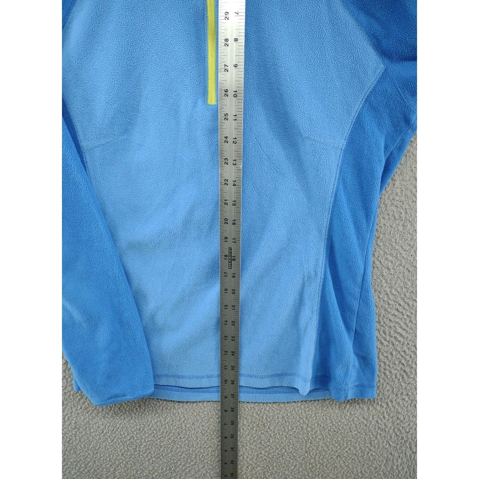 Vintage Columbia Pullover Fleece 1/4 Zip Long Sleeve Lightweight Jacket Women's M Blue Polyester Size M / US 6-8 / IT 42-44 - 7 Thumbnail