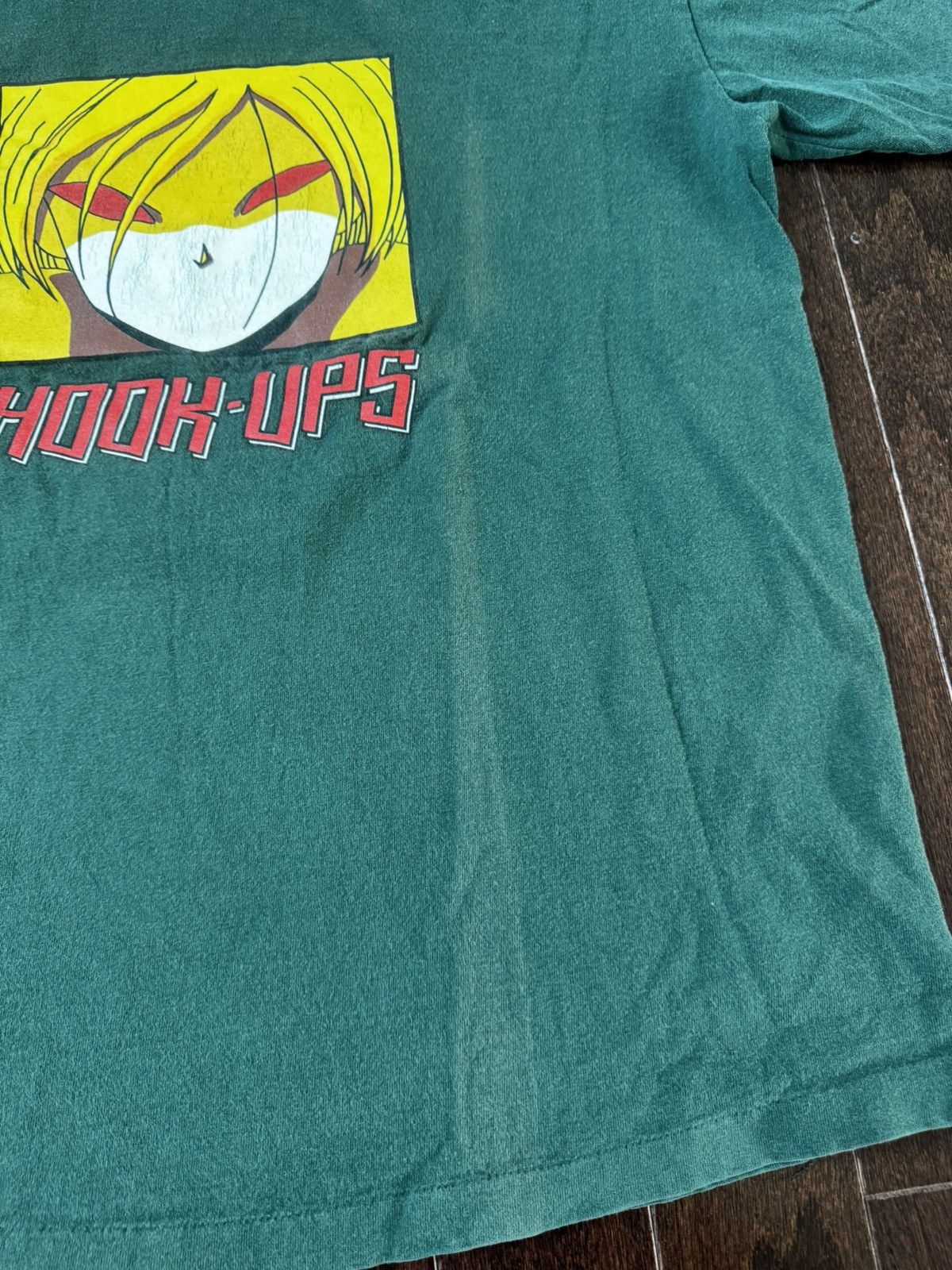 Hook-Ups 90s Hook Ups Red Eyes Vintage Shirt. Size US L / EU 52-54 / 3 - 4 Thumbnail