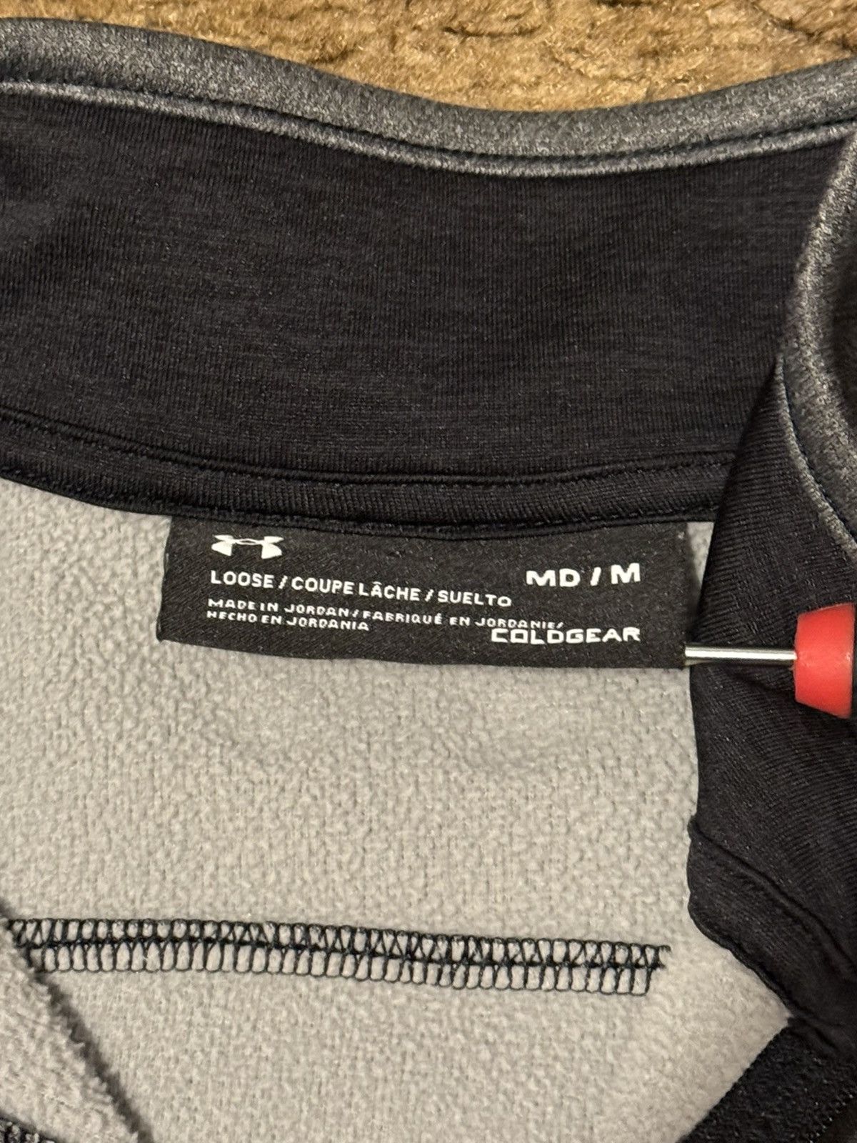 Under Armour Under Armor Coldgear Quarter Zip Sweatshirt Medium Size US M / EU 48-50 / 2 - 6 Thumbnail