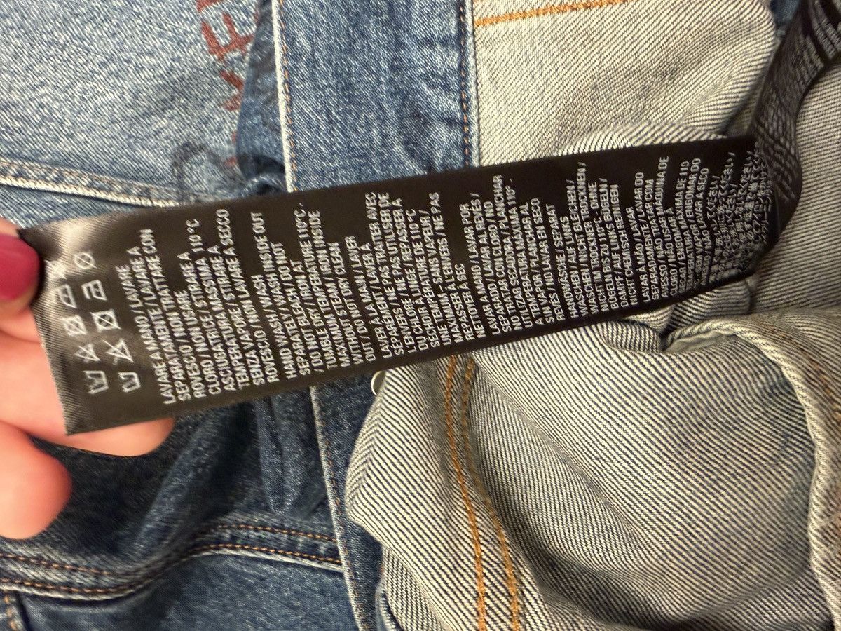 Balenciaga Balenciaga graffiti/doodle distressed denim jacket Size US M / EU 48-50 / 2 - 7 Thumbnail