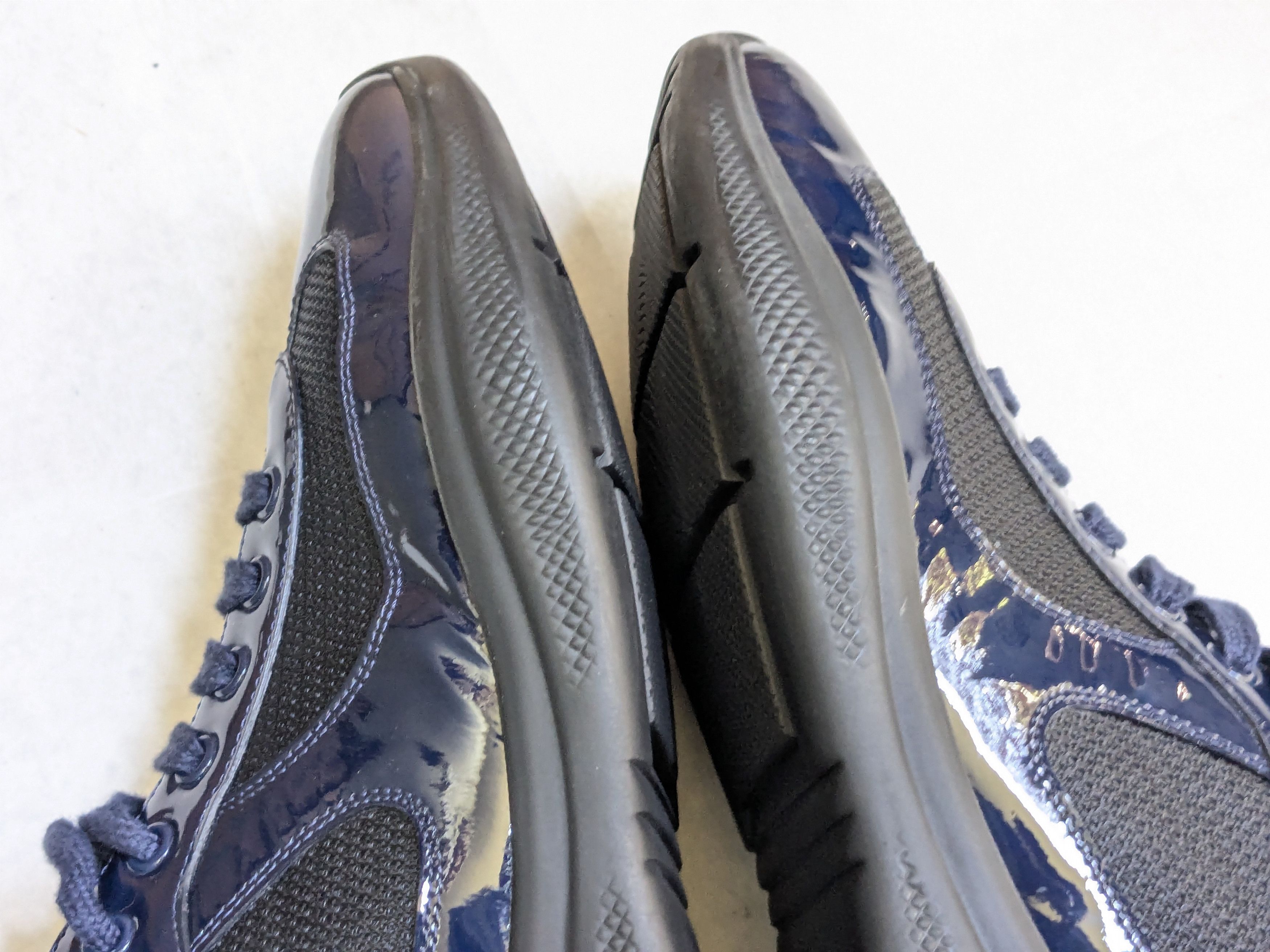 Prada Prada America's Cup Sneakers Navy Blue Black 10 Red Low Size US 10 / EU 43 - 9 Thumbnail