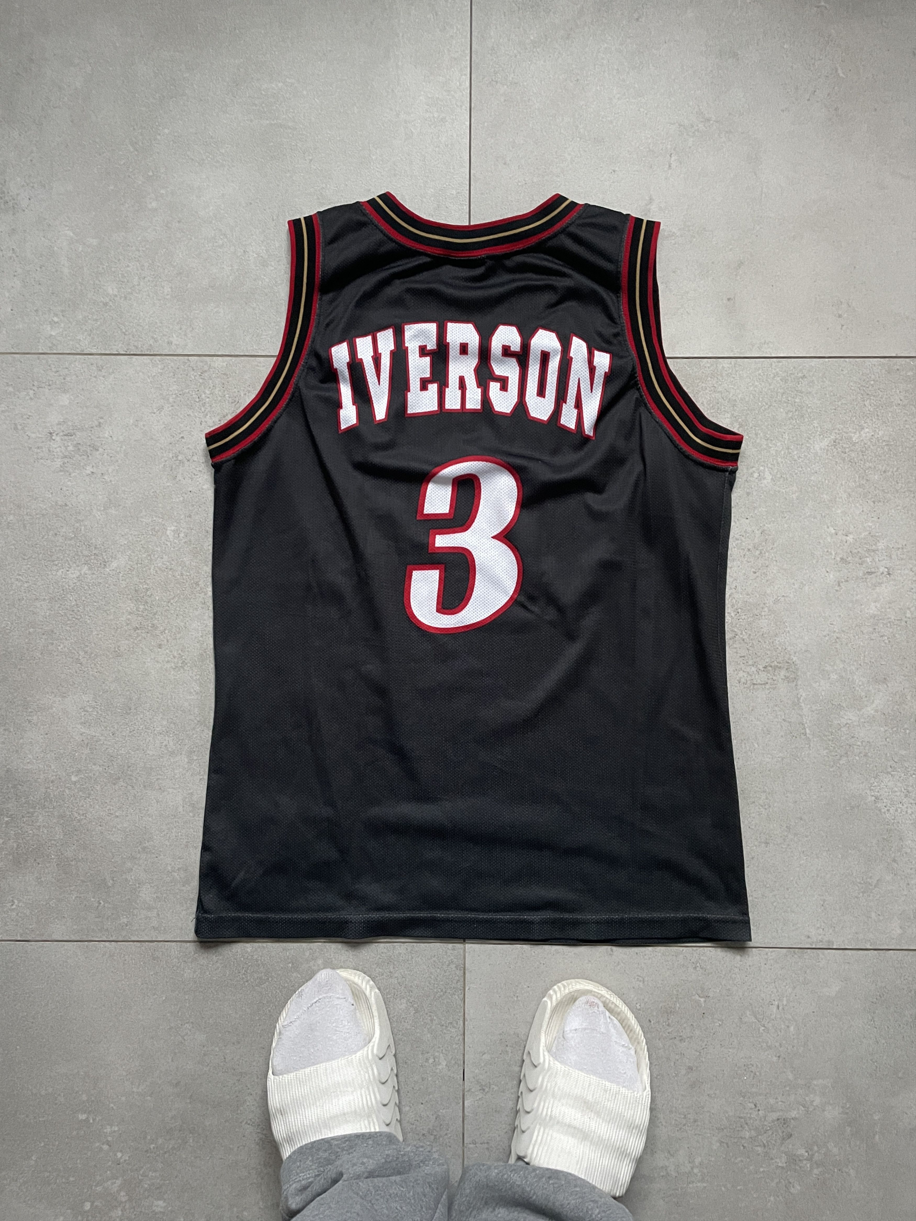 Champion NBA Vintage VINTAGE CHAMPION 76 SIXERS ALLEN IVERSON BASKETBALL JERSEY Grailed