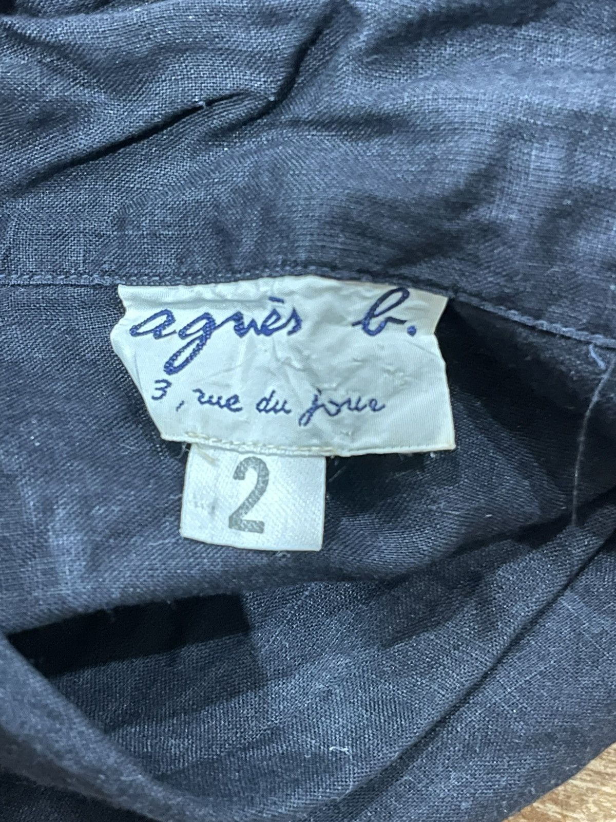 agnes b. Agnes B. Button Blouse Size XS / US 0-2 / IT 36-38 - 3 Thumbnail