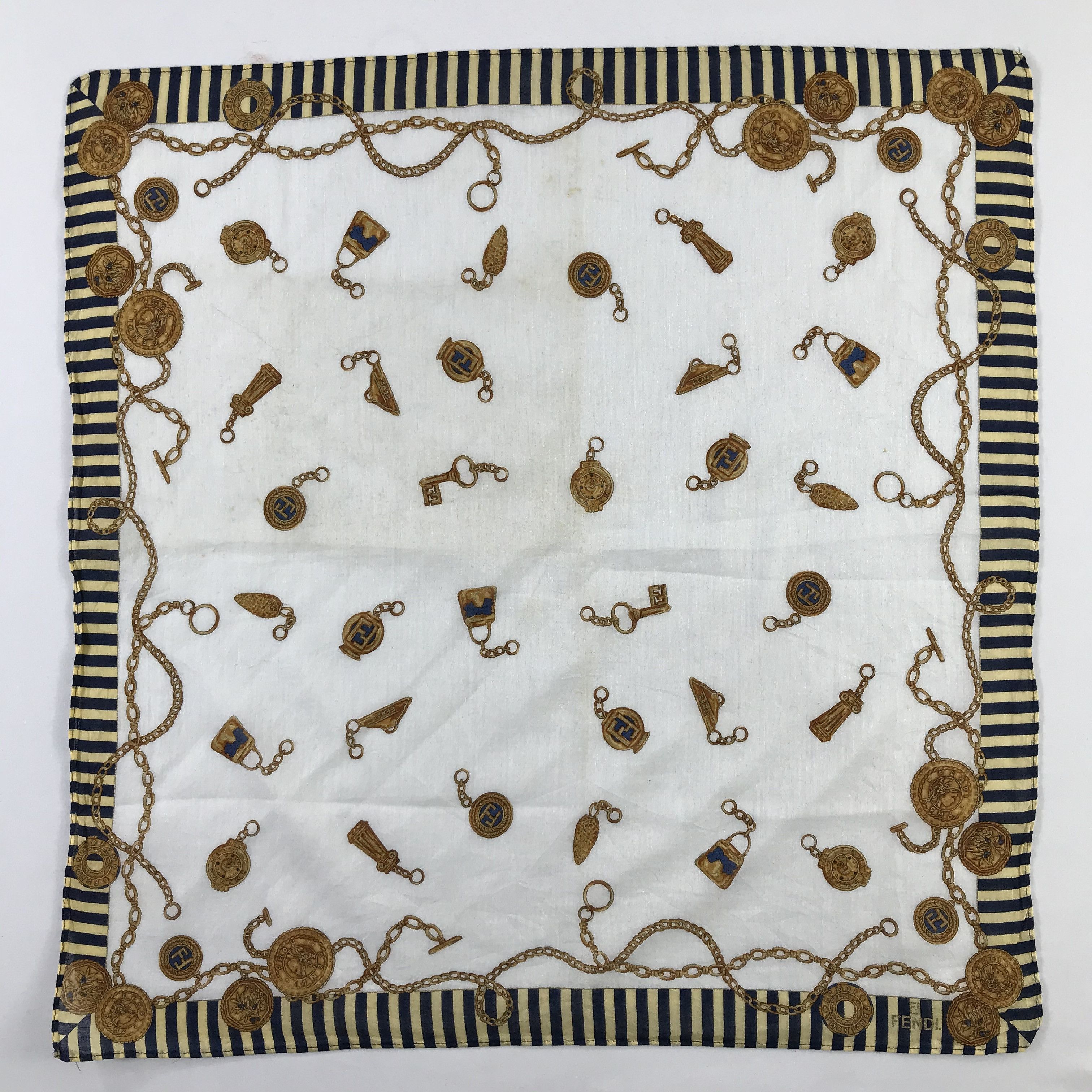 Vintage Vintage Fendi Bandana / Handkerchief / Neckerchief - S951 Size ONE SIZE - 1 Thumbnail