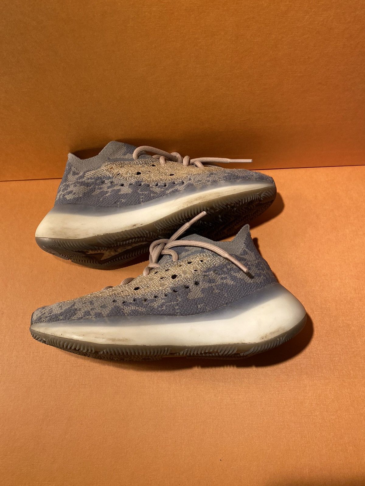 image of Adidas Yeezy Boost Shoes in Grey, Women's (Size 4)