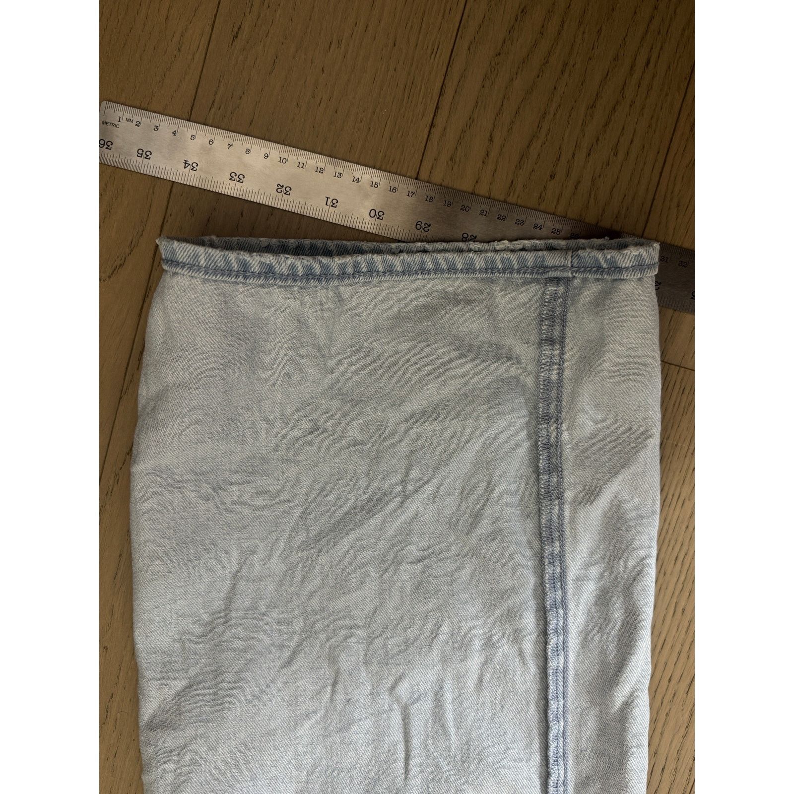 Madewell Madewell Superwide-Leg Jeans High Rise, 100% Cotton Size 28" / US 6 / IT 42 - 12 Thumbnail