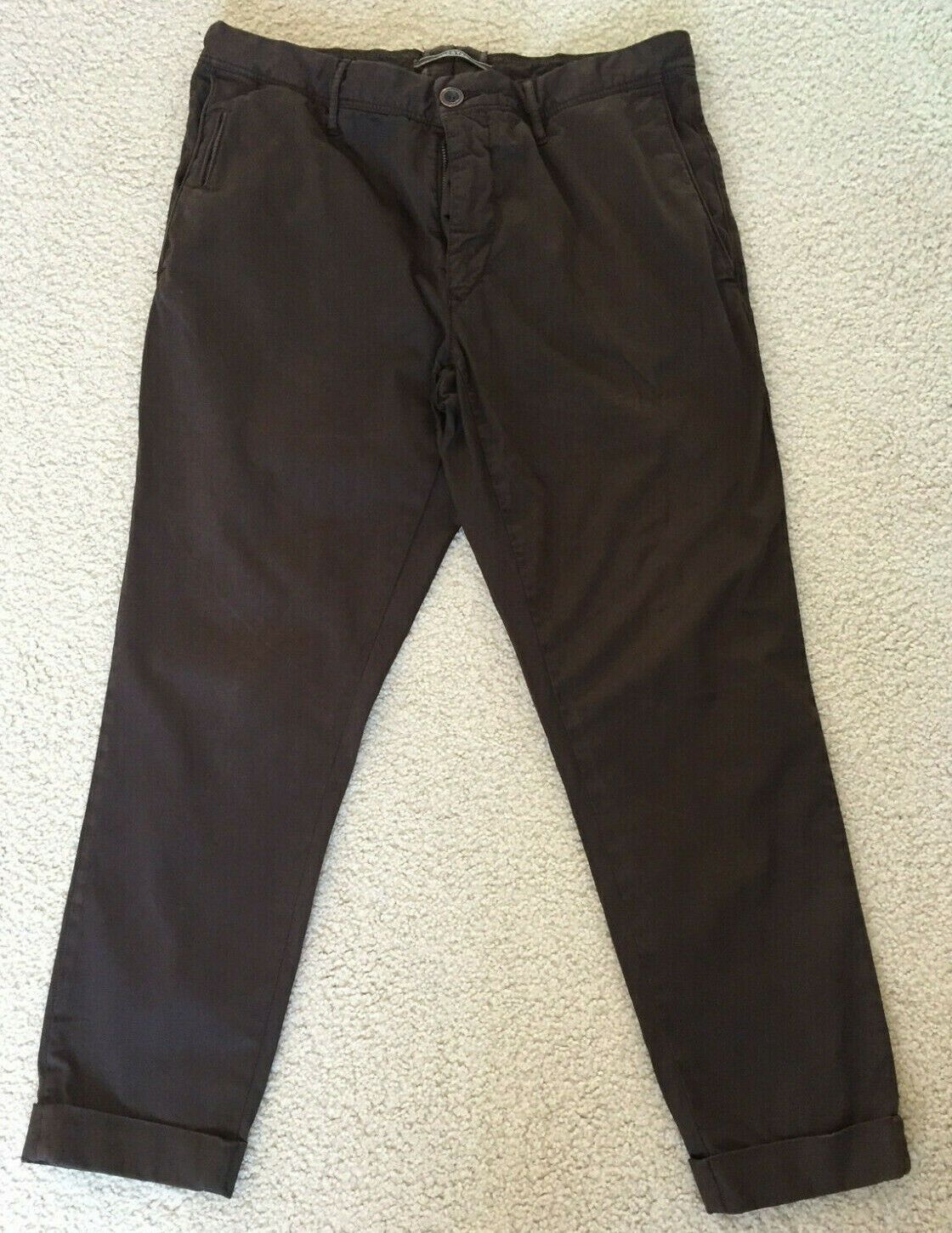 Incotex Slo-Wear Slacks - Chocolate Size US 34 / EU 50 - 1 Thumbnail
