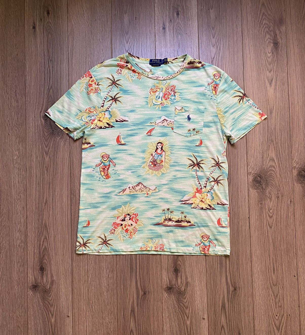 Ralph lauren hawaiian t shirt clearance