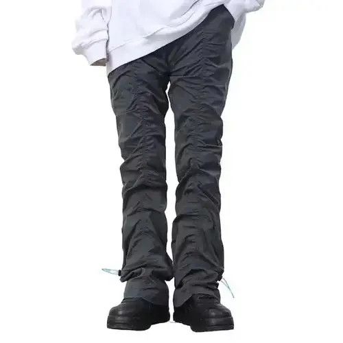 Other Stacked Pleated Gray Sweatpants Size US 30 / EU 46 - 2 Thumbnail