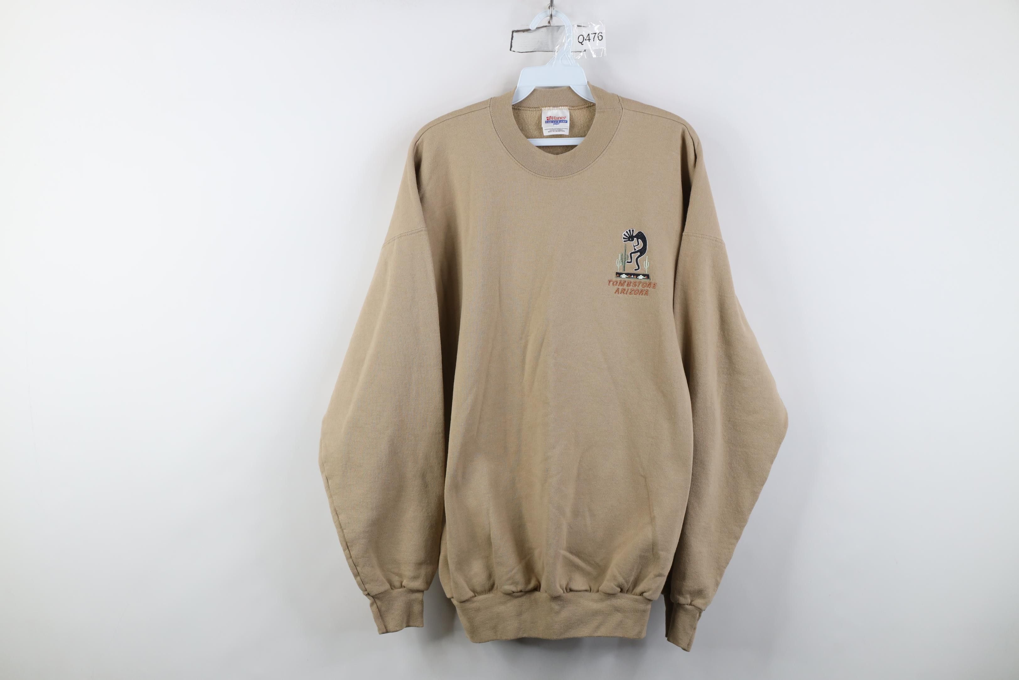 Vintage Vintage 90s Y2K Streetwear Tombstone Arizona Sweatshirt Size US XL / EU 56 / 4 - 1 Thumbnail