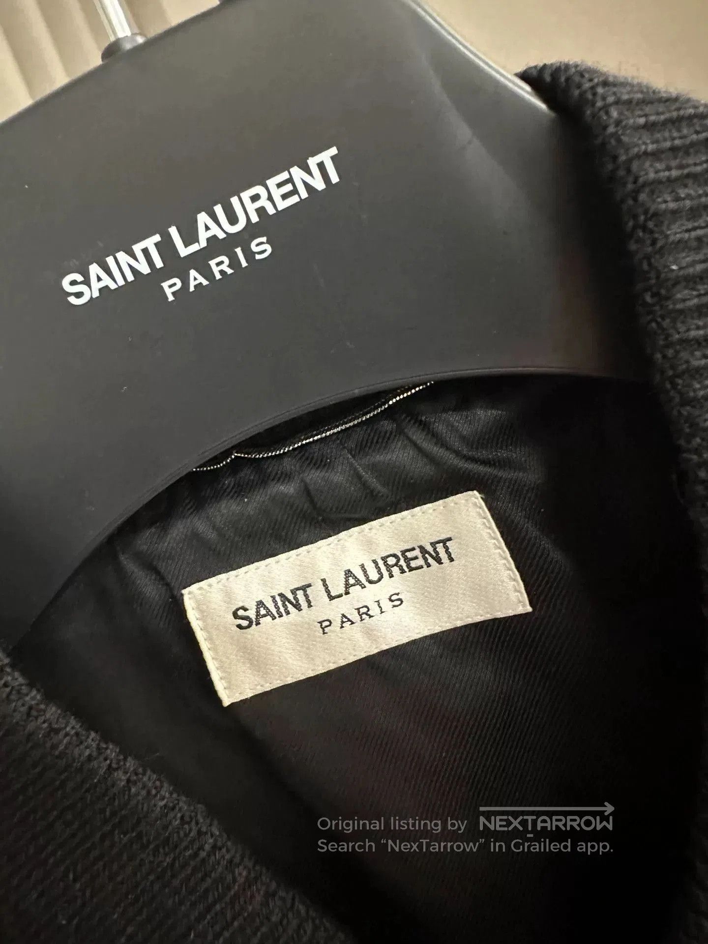 Saint Laurent Paris Saint Laurent Red and Black Baseball Jacket. Size US L / EU 52-54 / 3 - 2 Thumbnail