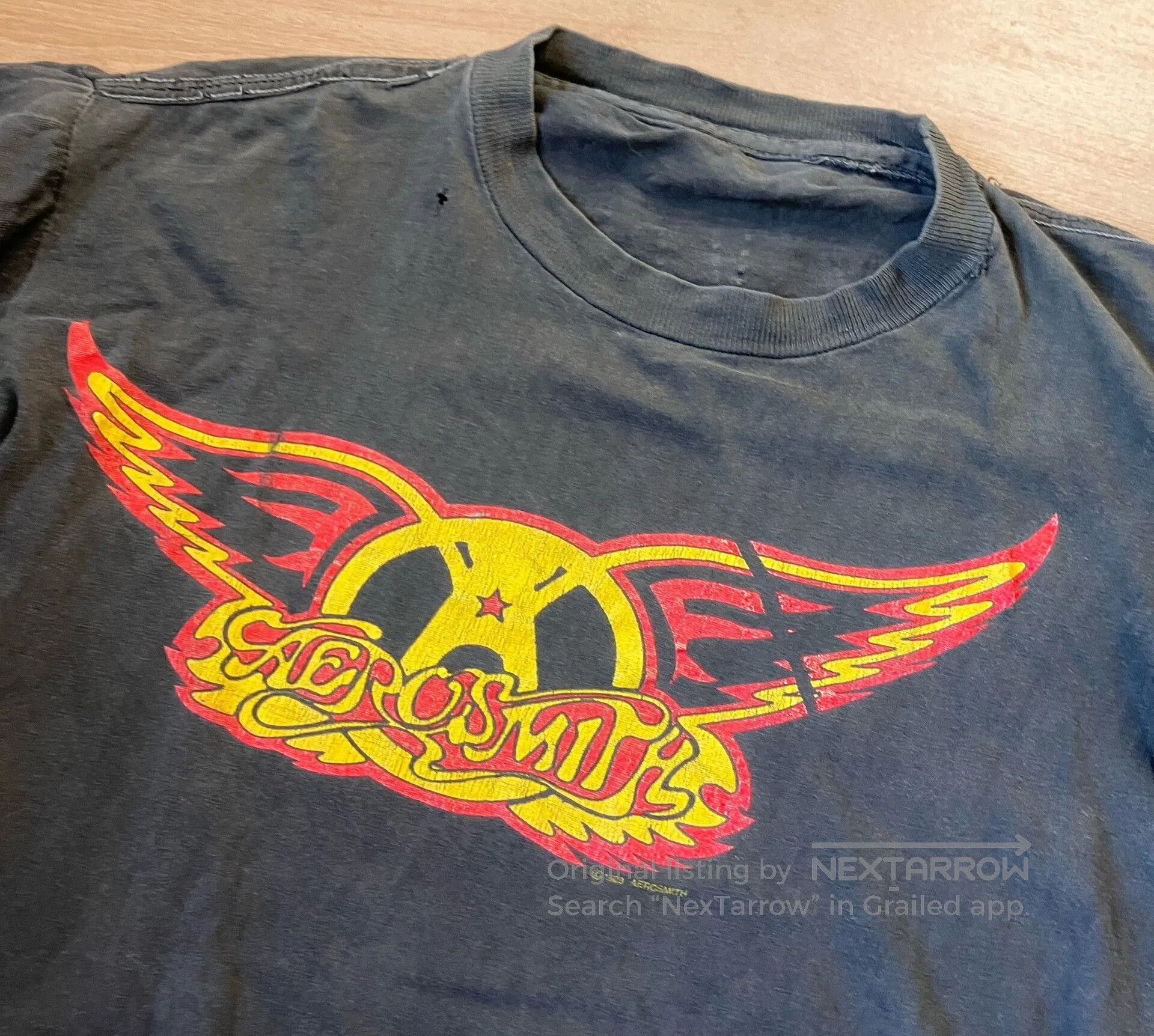 VINNY's Vintage Aerosmith Band T-Shirt. Size US M / EU 48-50 / 2 - 2 Thumbnail