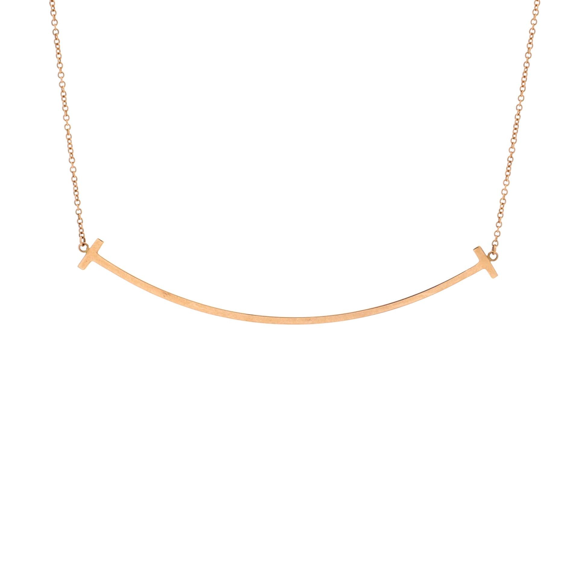 Tiffany & Co. T Smile Pendant Necklace Size ONE SIZE - 1 Thumbnail