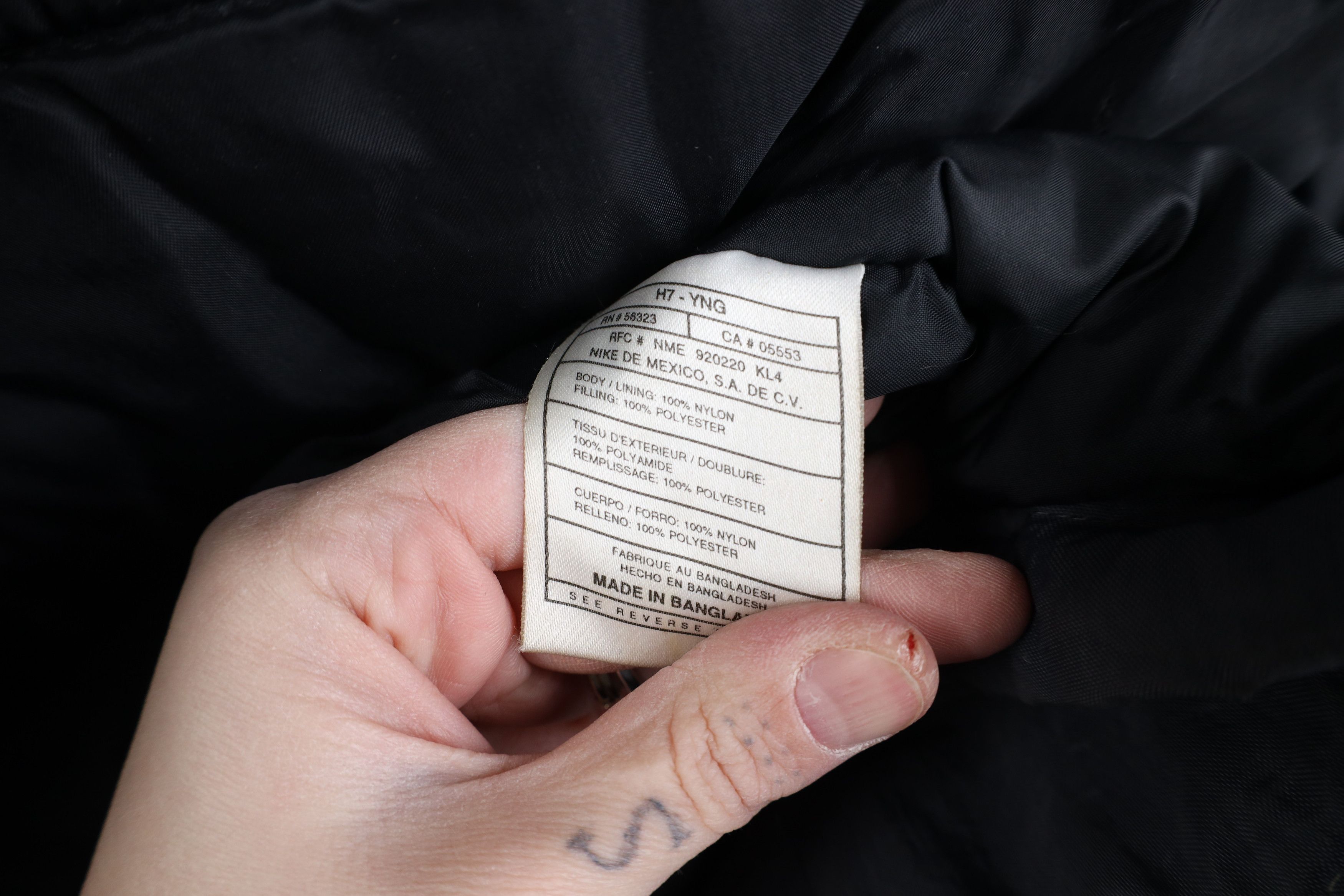 Nike Vintage 90s Nike Scott Quilted Cape Hood Puffer Parka Jacket Size US L / EU 52-54 / 3 - 12 Thumbnail