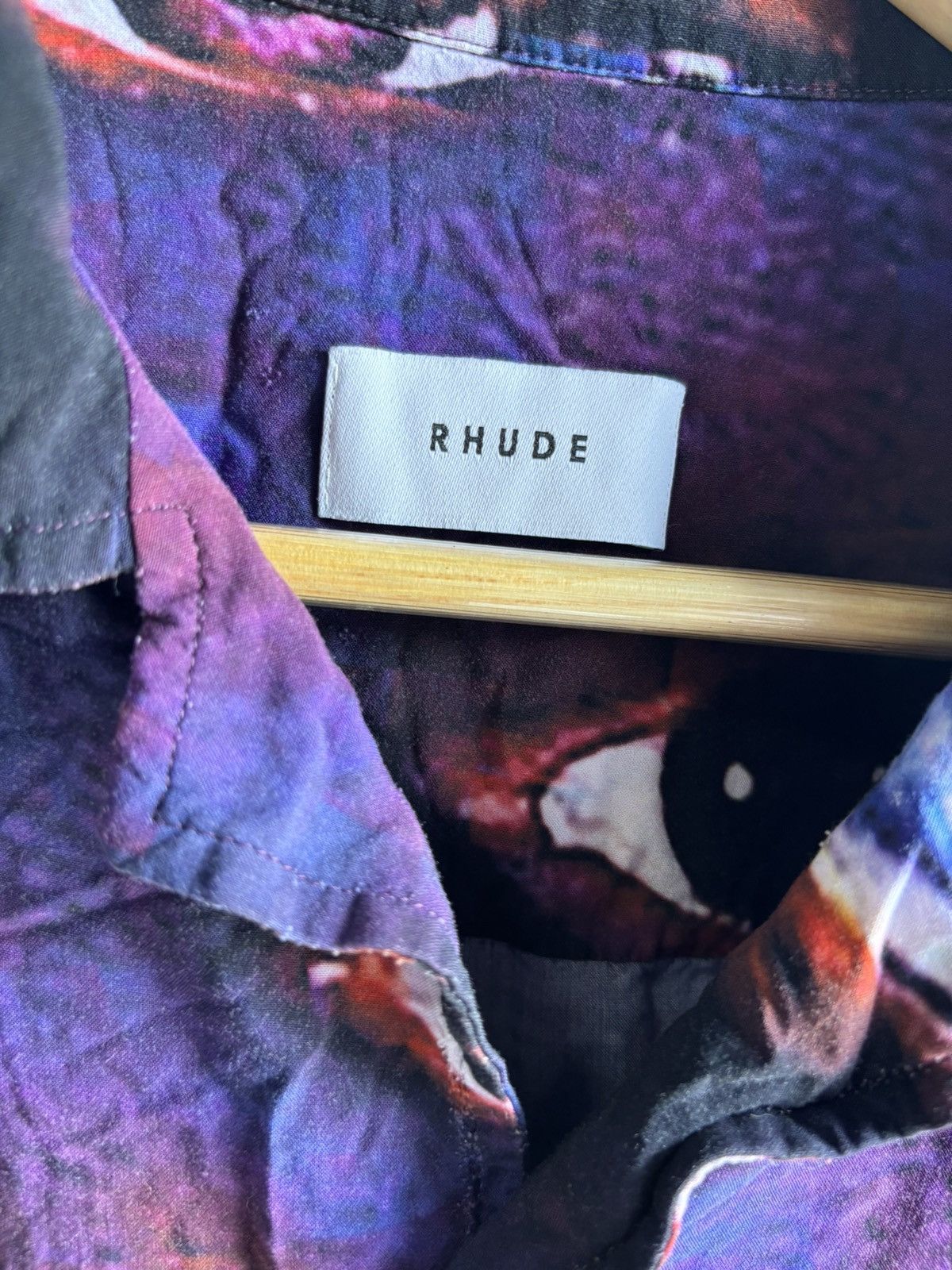Rhude Rhude purple eyes button-up shirt Size US M / EU 48-50 / 2 - 3 Thumbnail