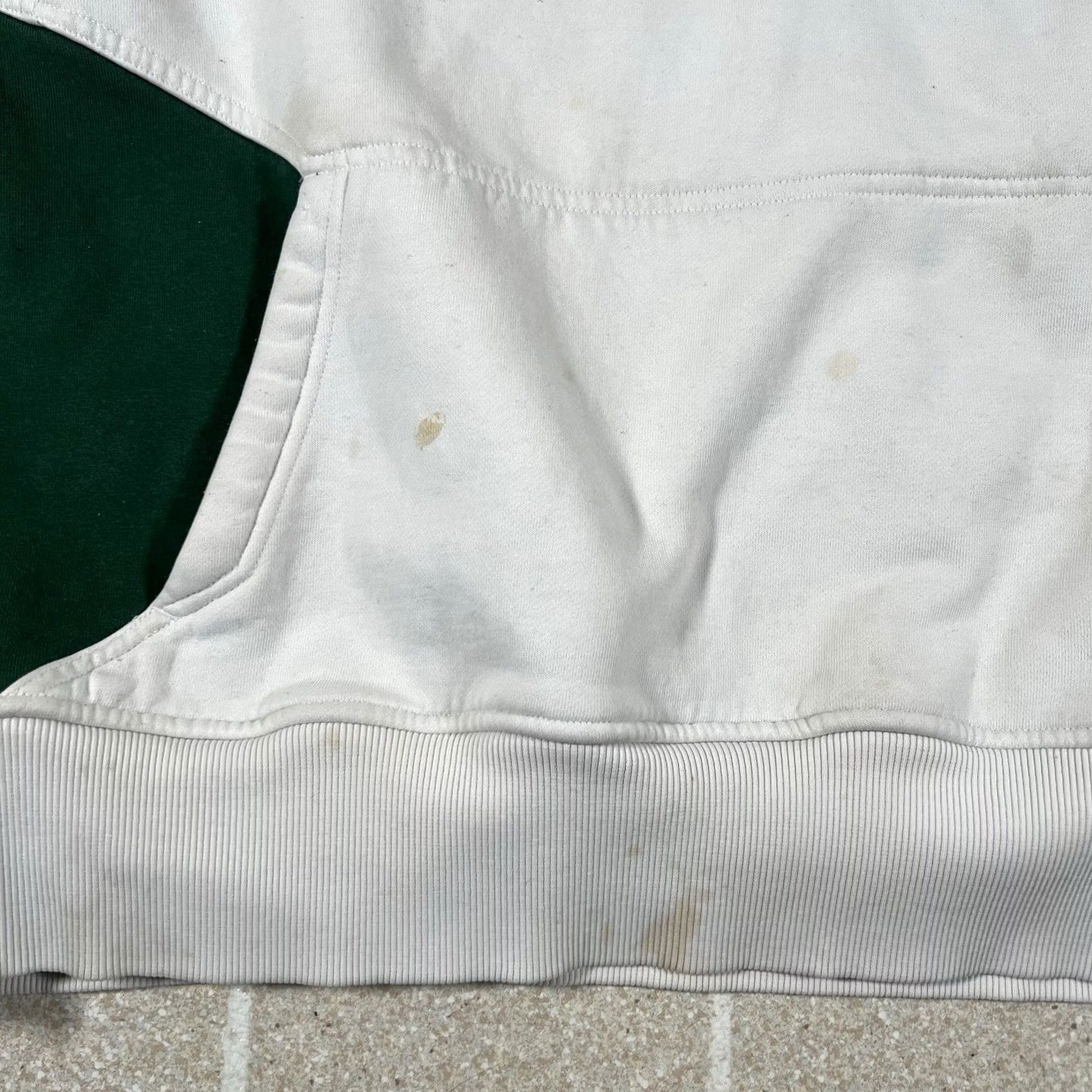 Nike VINTAGE Nike Hoodie Pullover Check Swoosh Michigan State Center White M Mens Size US M / EU 48-50 / 2 - 3 Thumbnail