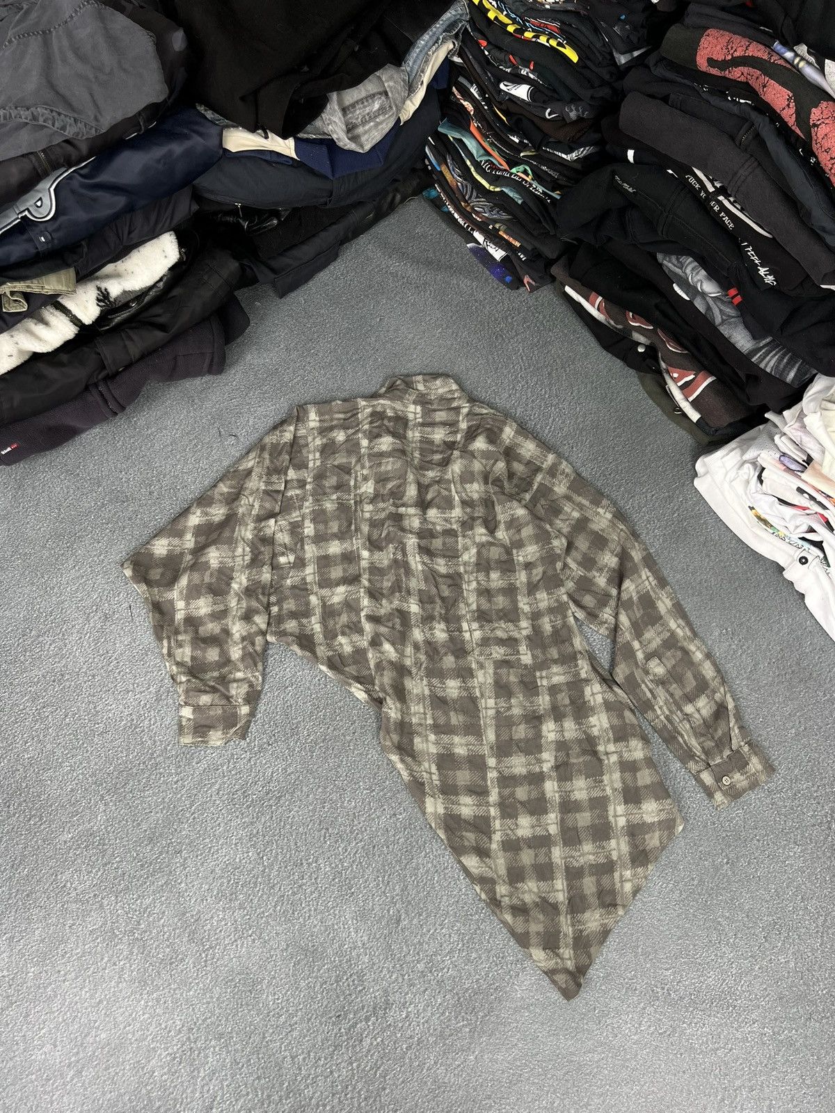Maison Margiela MM6 asymmetrical check shirt Size M / US 6-8 / IT 42-44 - 11 Thumbnail