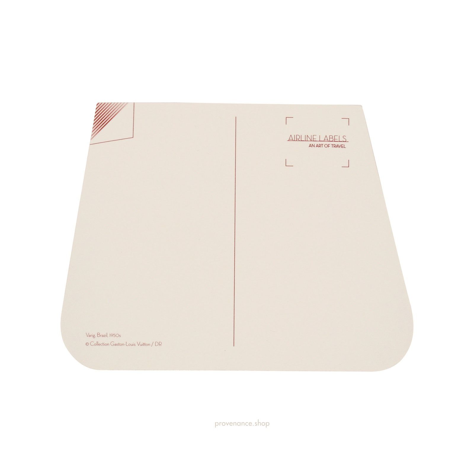 Louis Vuitton 🔴 Louis Vuitton Airline Label Postcard Sticker- VARIG Size ONE SIZE - 2 Thumbnail
