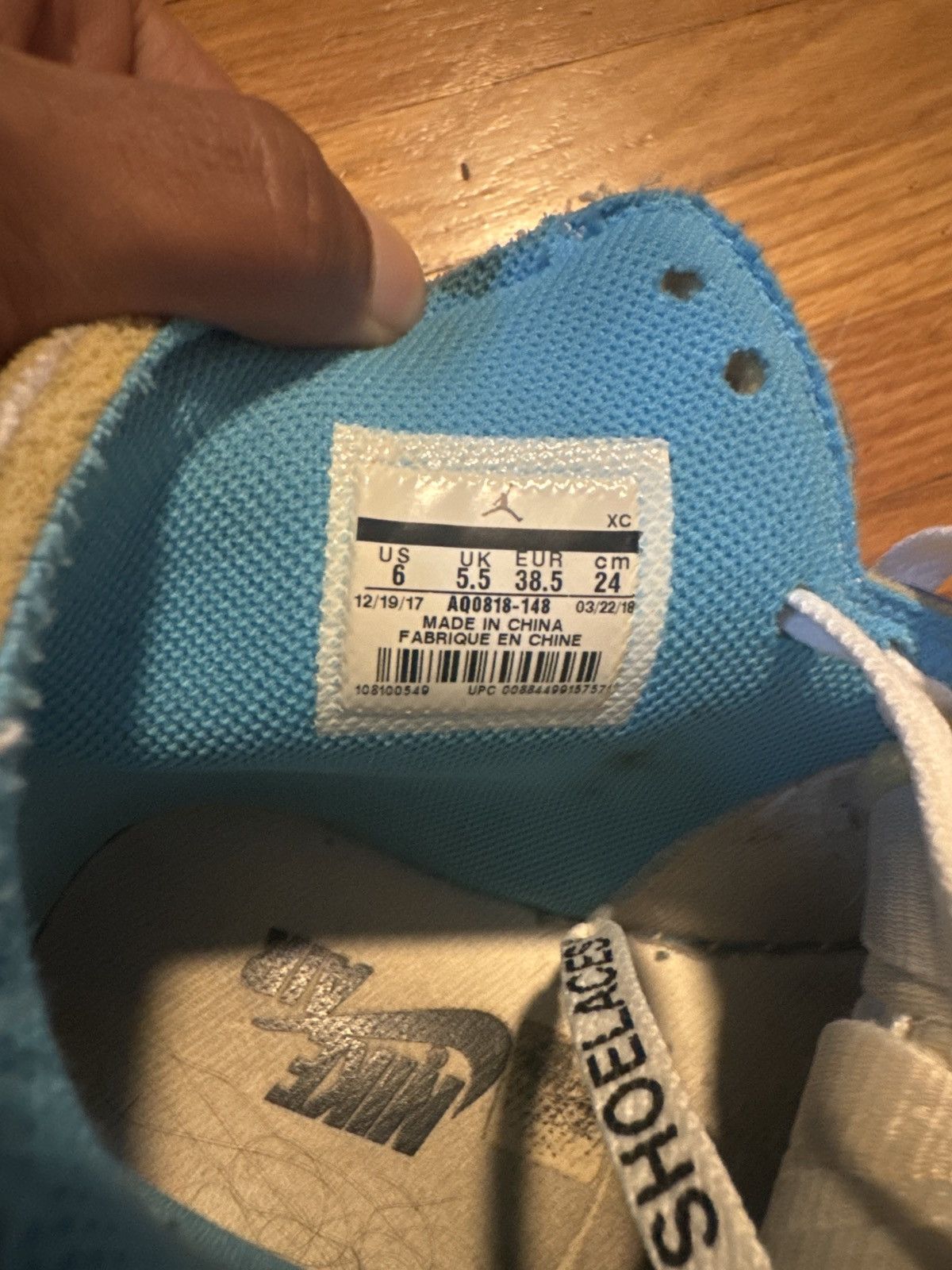 Nike × Off-White UNC Off White Ones Size US 6 / EU 39 - 6 Thumbnail