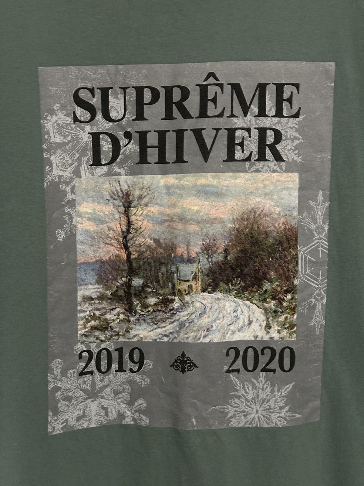 Supreme Supreme D’Hiver Tee Size US XL / EU 56 / 4 - 2 Thumbnail