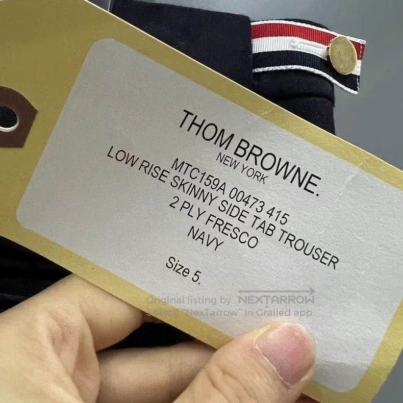 Thom Browne Thom Browne size 5 Navy Long Pants Size US 29 - 5 Thumbnail