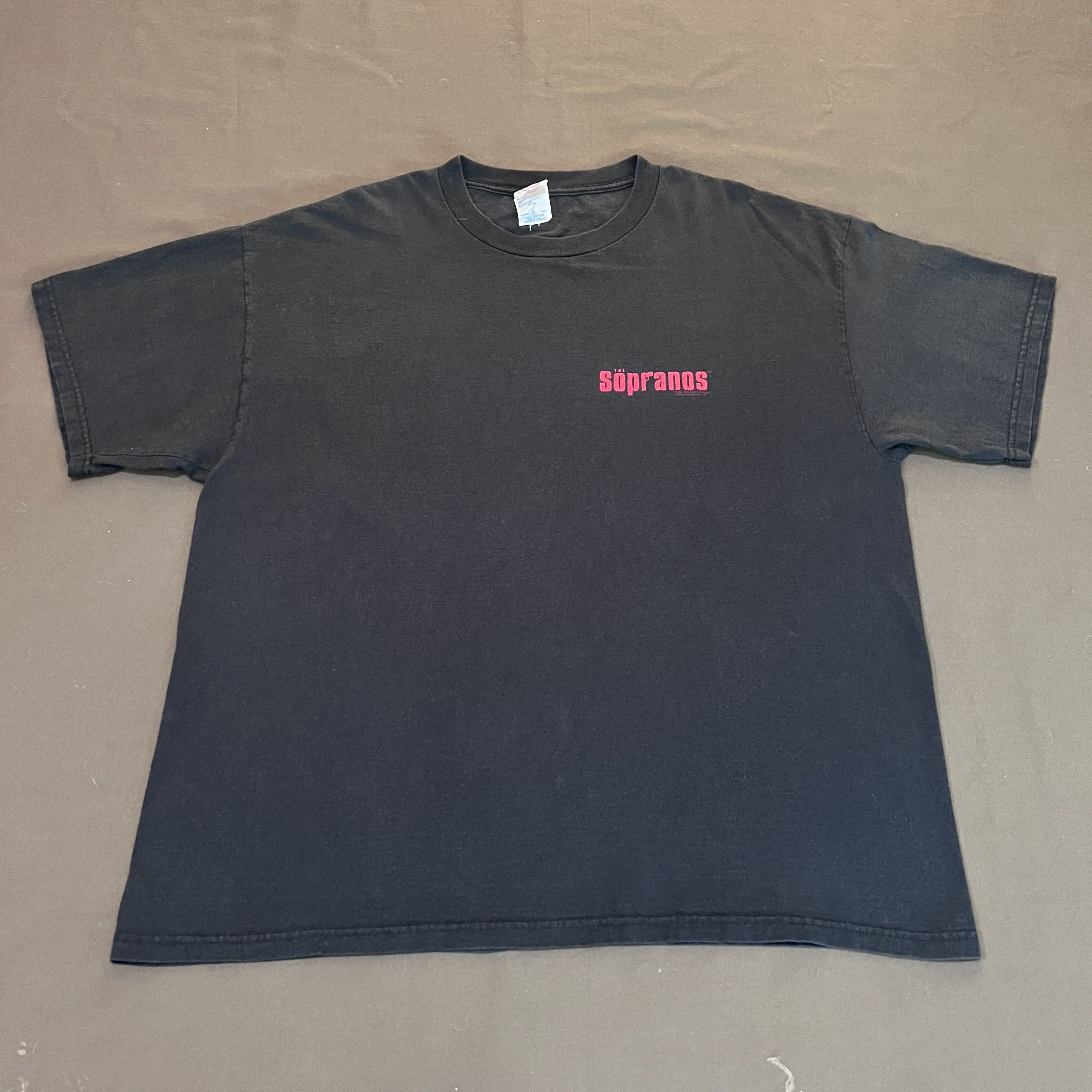 Vintage Vintage 2000s The Sopranos Movie Tee God Father Mob faded Size US XL / EU 56 / 4 - 4 Thumbnail
