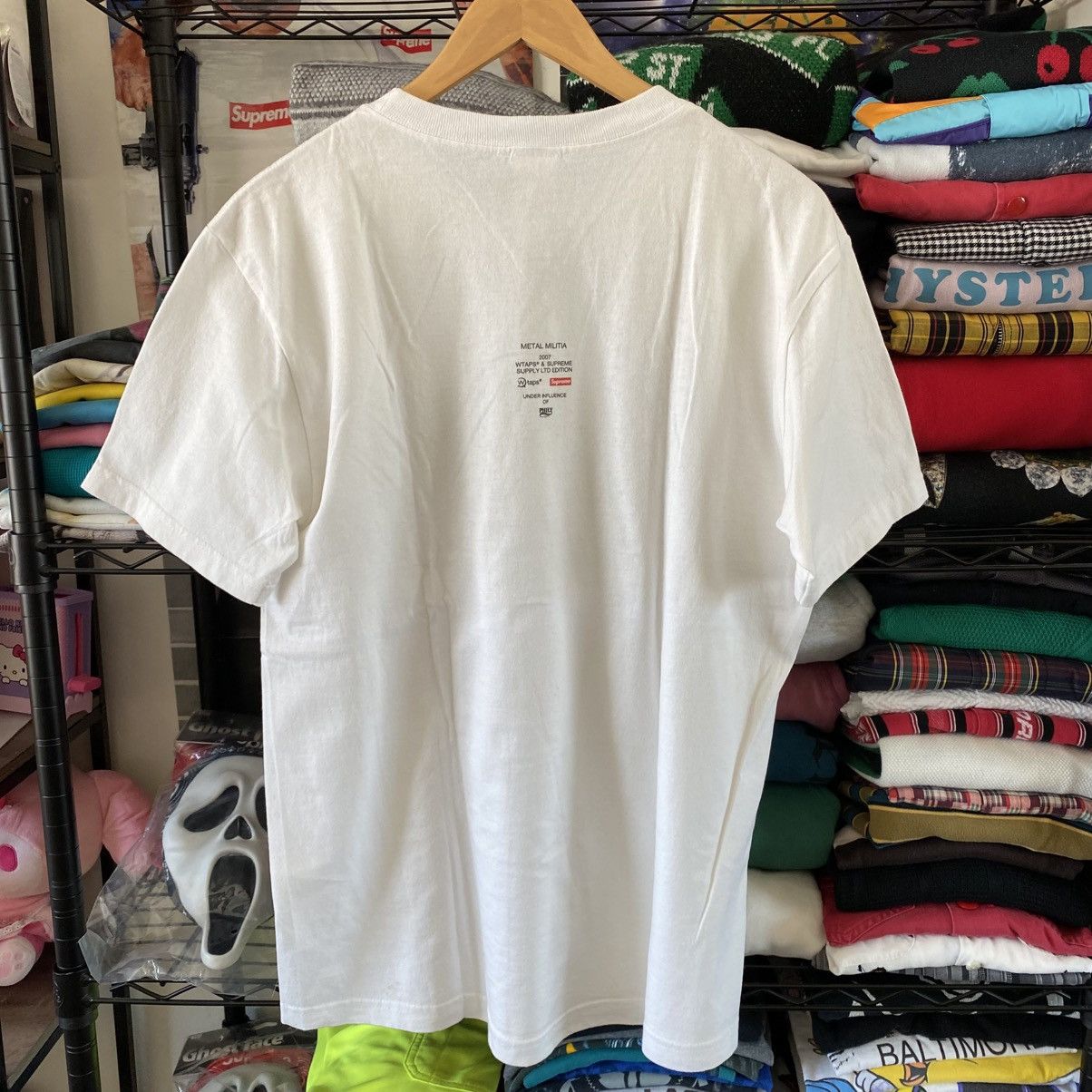 Supreme × Wtaps Supreme Wtaps T-Shirt White 2007 Rare Box Logo Vintage Size US L / EU 52-54 / 3 - 6 Thumbnail
