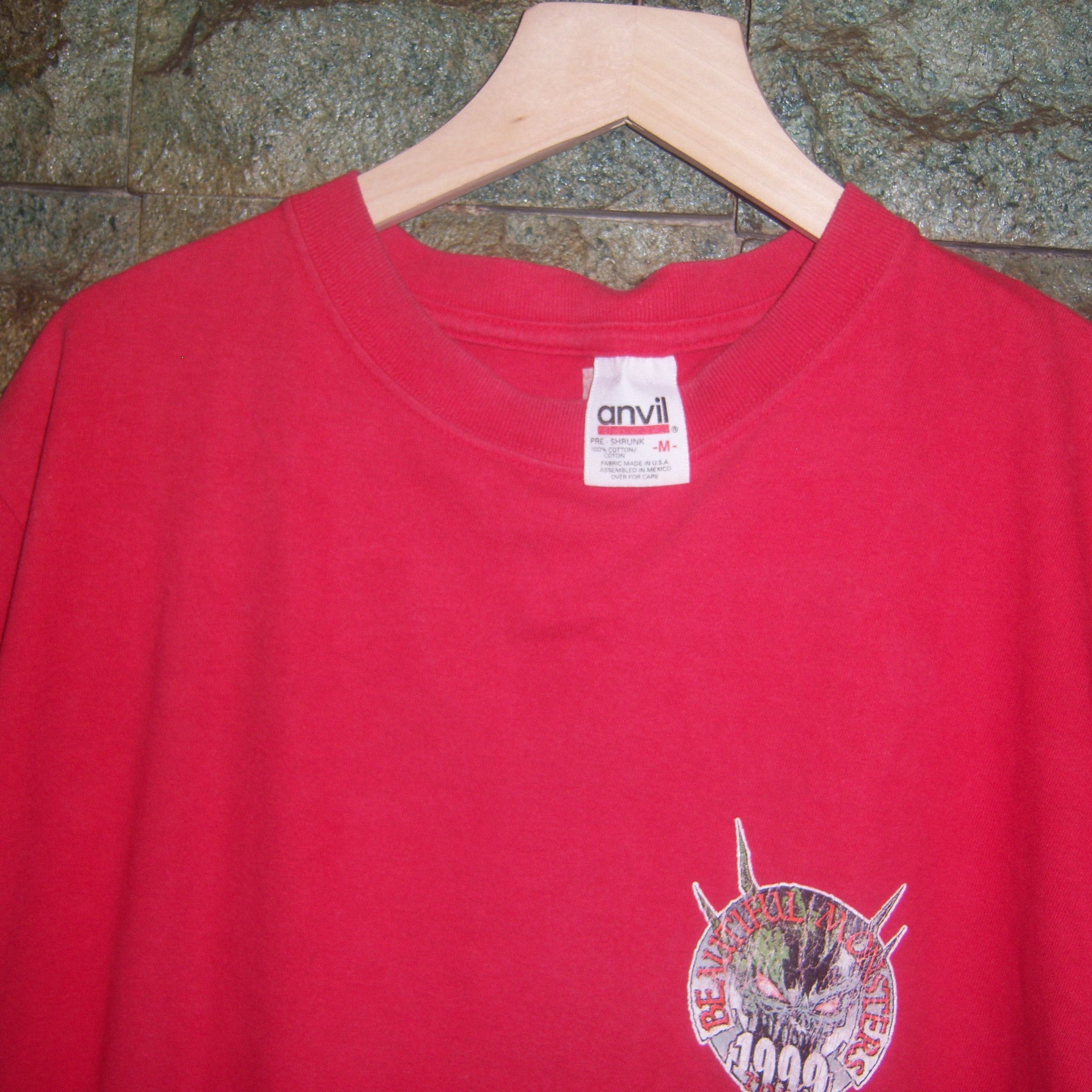 Band Tees × Vintage 1999 Beautiful Monster Marilyn Manson Megadeth Vintage Size US M / EU 48-50 / 2 - 4 Thumbnail