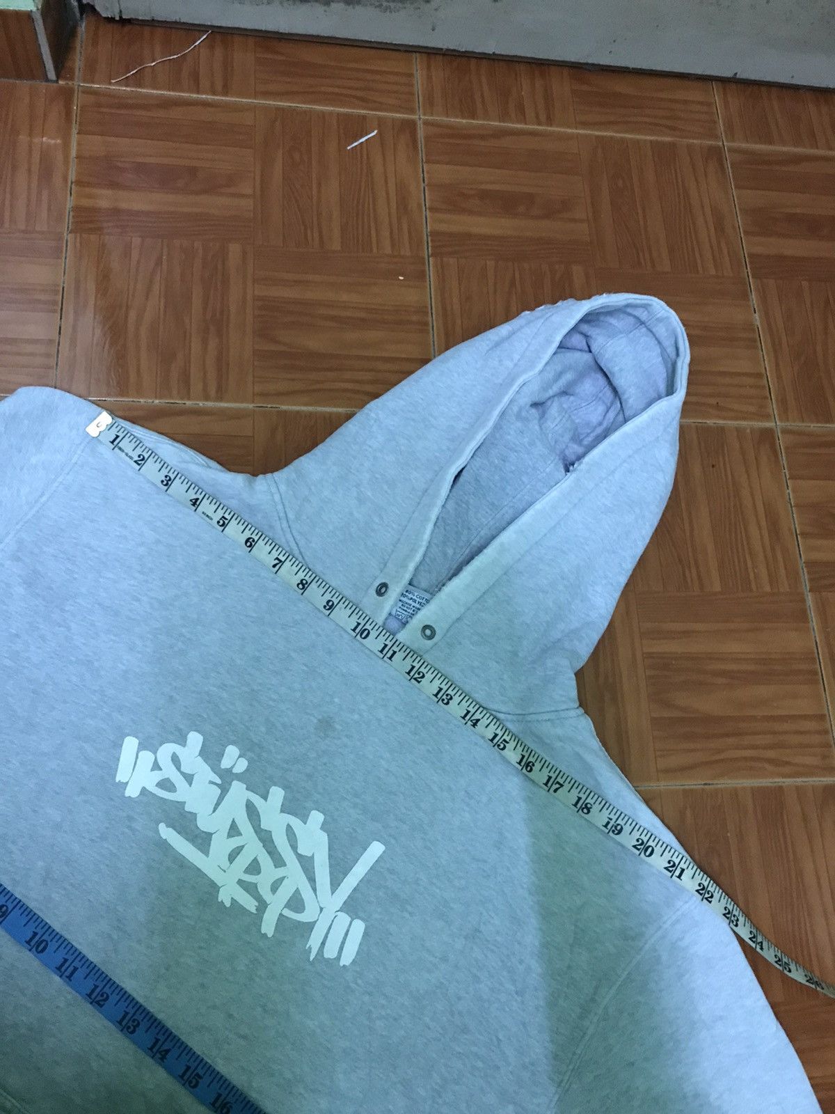 Stussy × Vintage Rare VINTAGE 90s STUSSY HOODIE DISTRESSED Size US L / EU 52-54 / 3 - 12 Thumbnail
