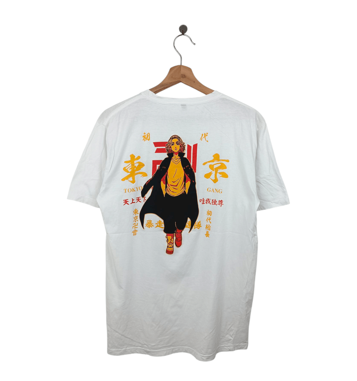 Anime VINTAGE TOKYO REVENGERS GANG MIKEY TOMAN TEE bleach naruto Size US M / EU 48-50 / 2 - 2 Thumbnail
