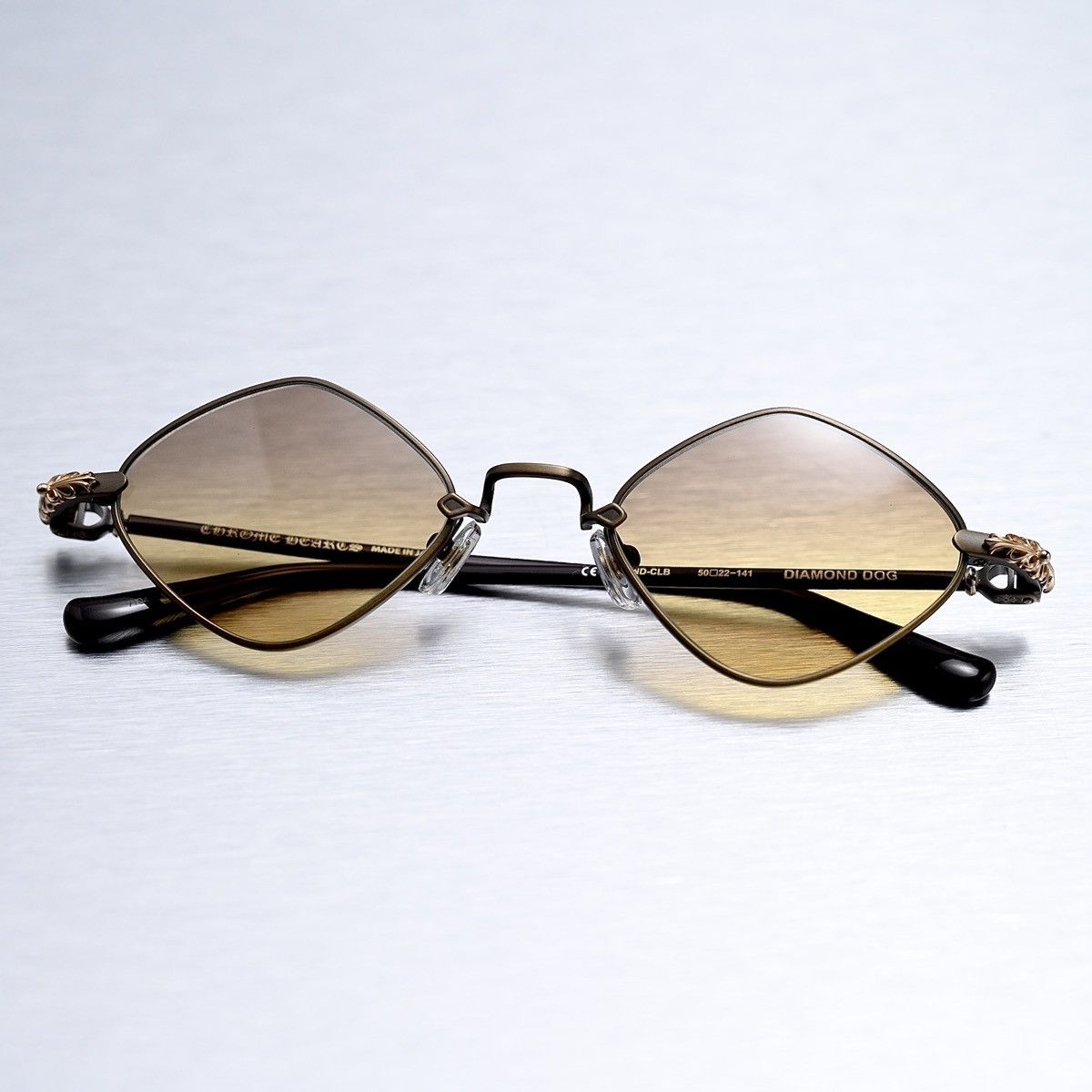Chrome Hearts CHROME HEARTS DIAMOND DOG SAND - CLASSIC BROWN SUNGLASSES Size ONE SIZE - 8 Thumbnail