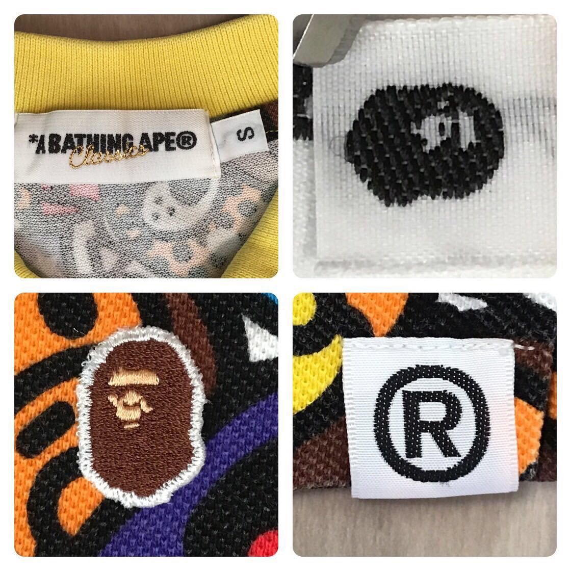 BAPE Milo safari pattern polo shirt a bathing ape NIGO